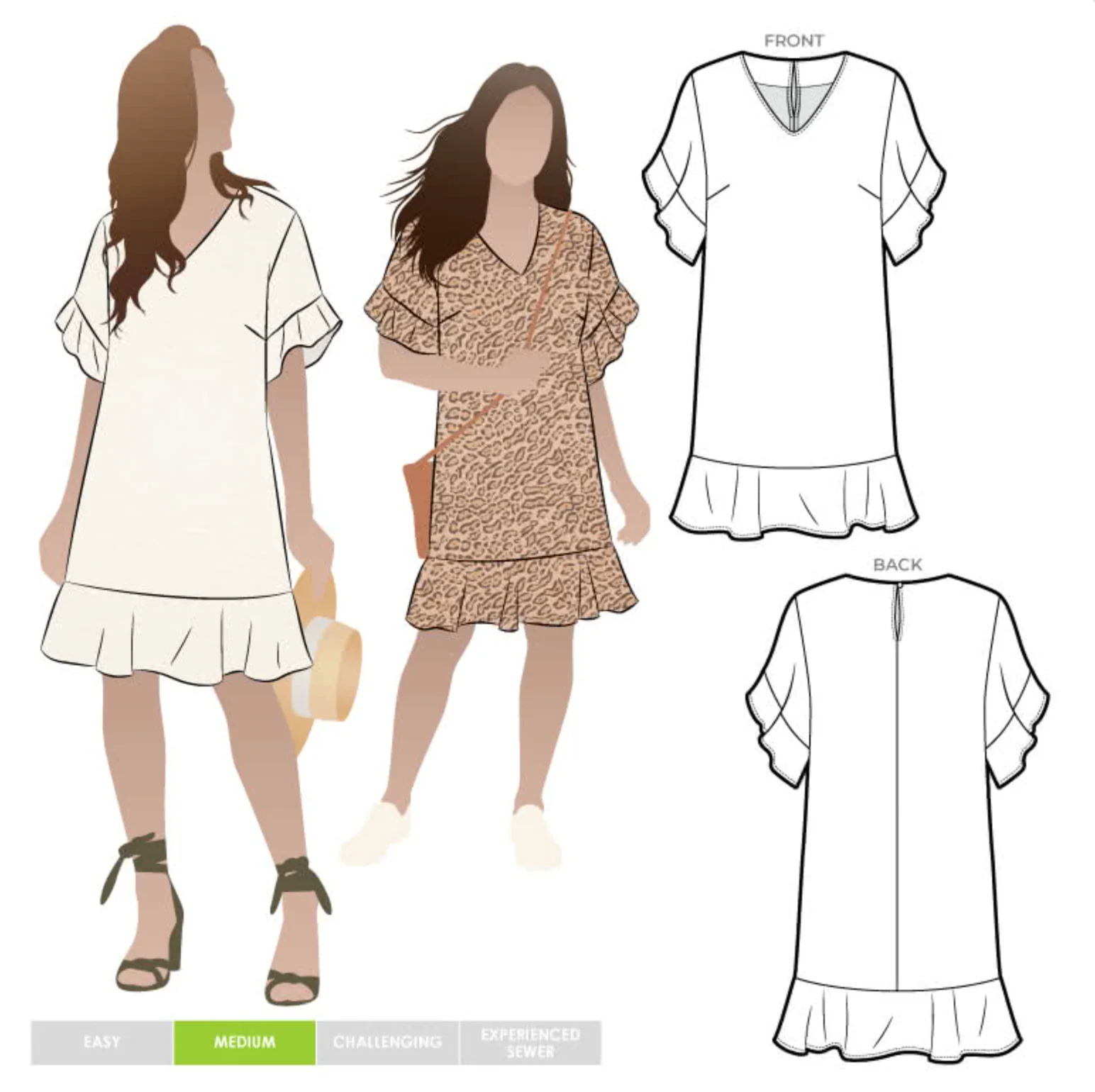 Style Arc Pixie Woven Dress - Image 10
