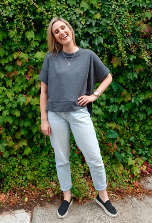 Style Arc Portsea Luxe Sweat Top - Image 2