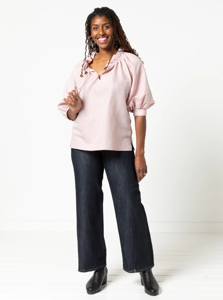 Style Arc Reynolds Woven Top - Image 7