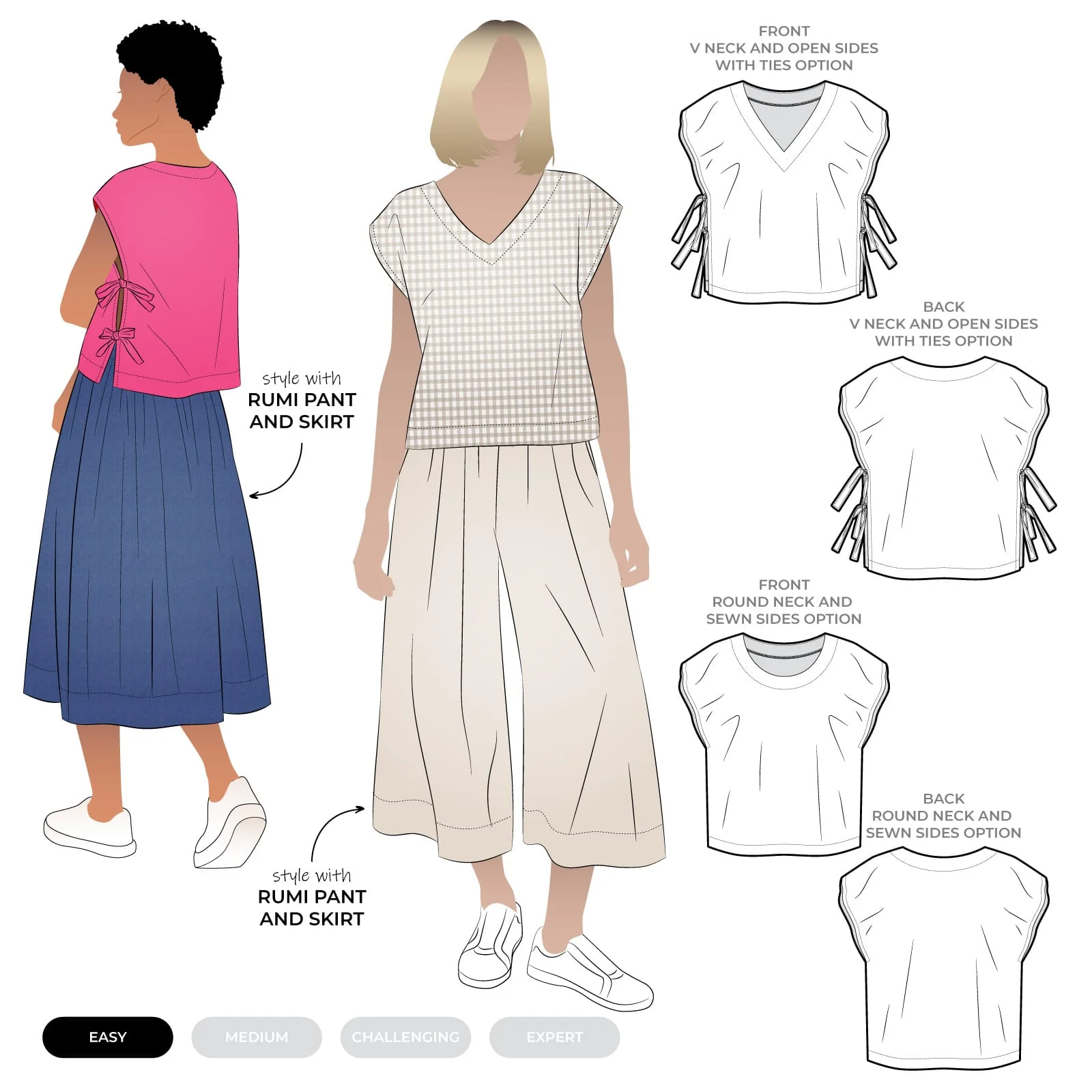 Style Arc Rumi Woven Top - Image 11