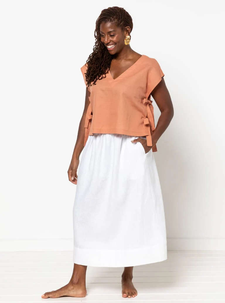 Style Arc Rumi Woven Top - Image 2