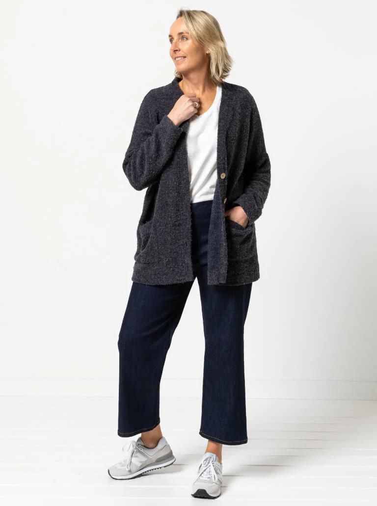 Style Arc Sabel Boyfriend Knit Cardi - Image 2