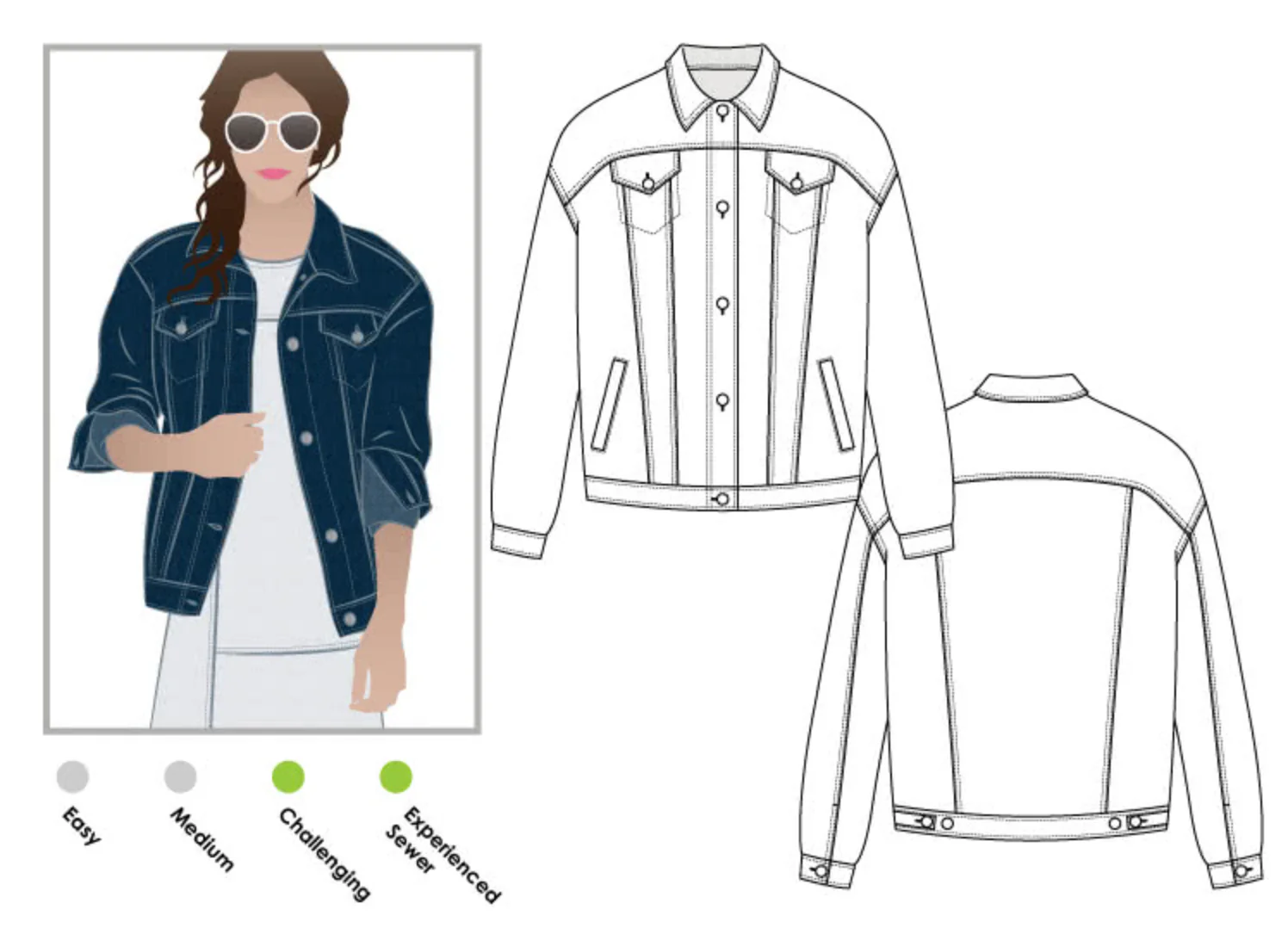 Style Arc Stevie Jean Jacket - Image 9