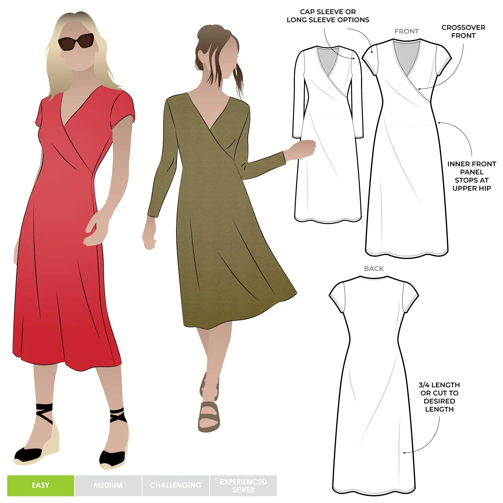 Style Arc Suzie Knit Dress - Image 8