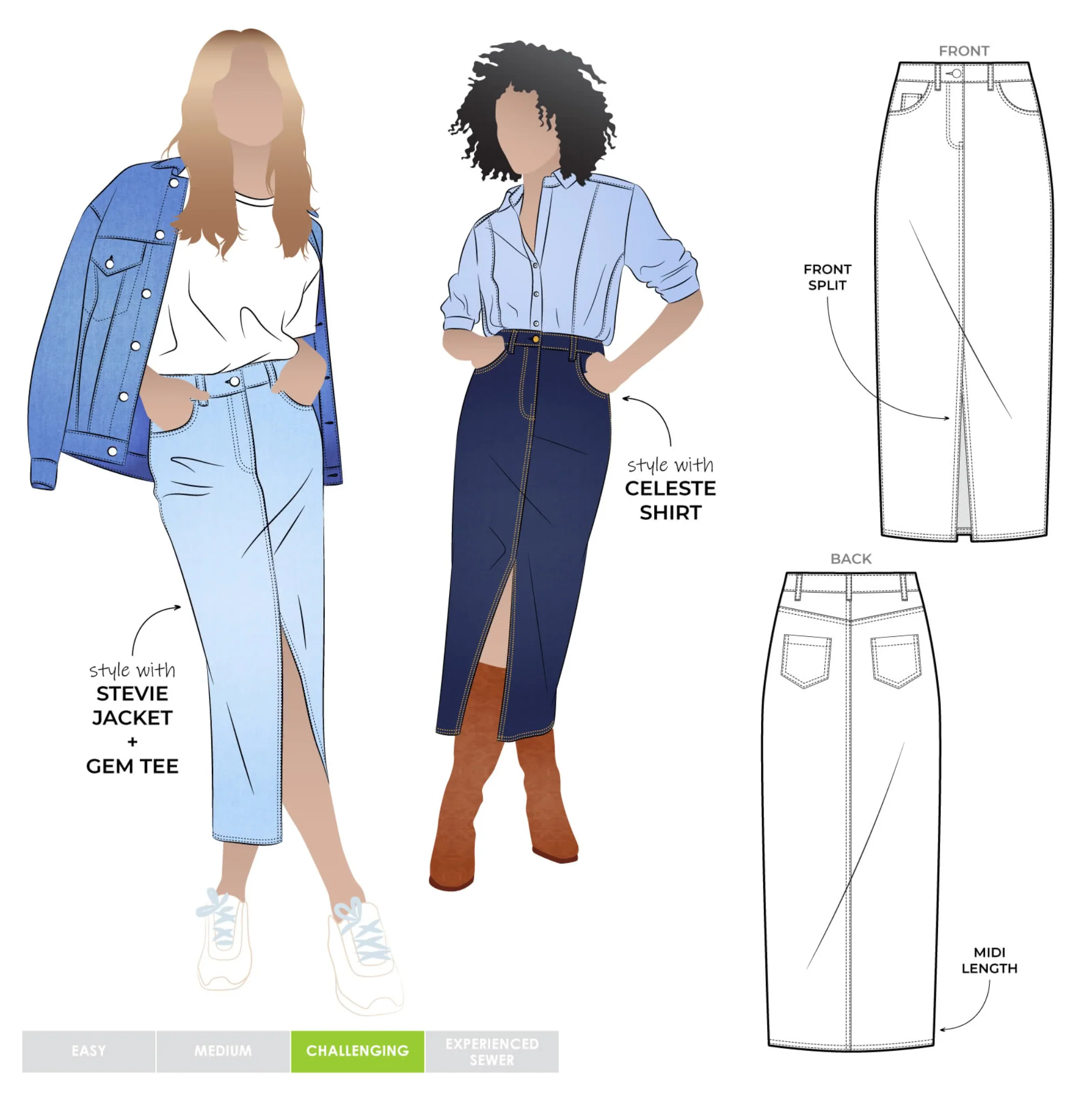 Style Arc Tommie Jeans Skirt - Image 12