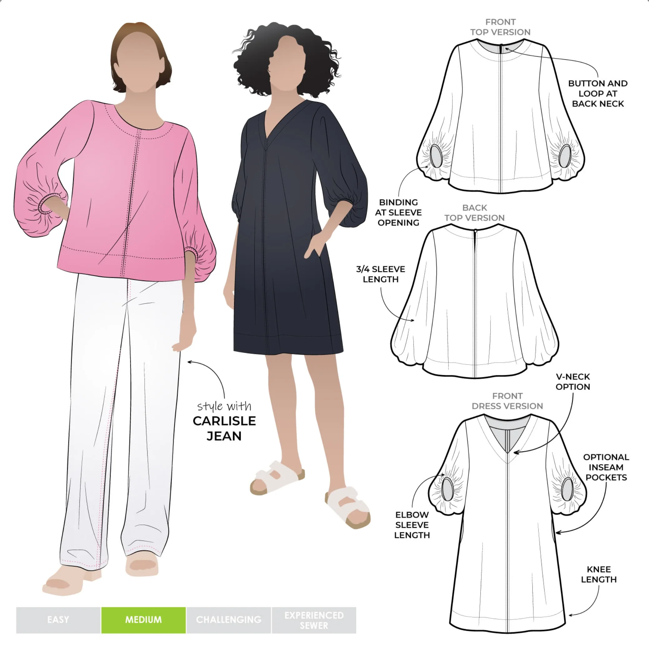 Style Arc Zalia Woven Top and Dress - Image 15