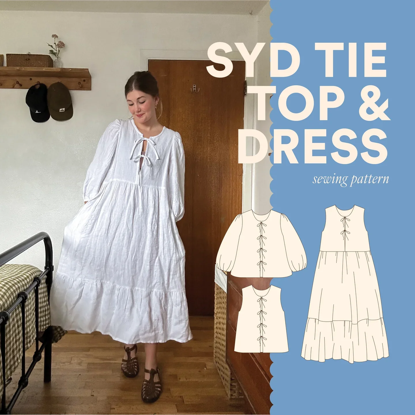 Syd Graham Patterns Syd Tie Top and Dress - Image 9
