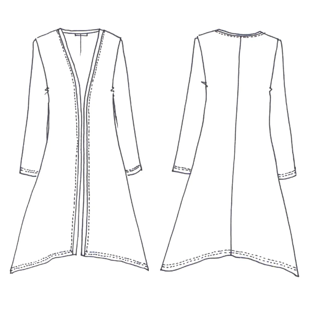 Tessuti Fabrics Megan Longline Cardigan - Image 5
