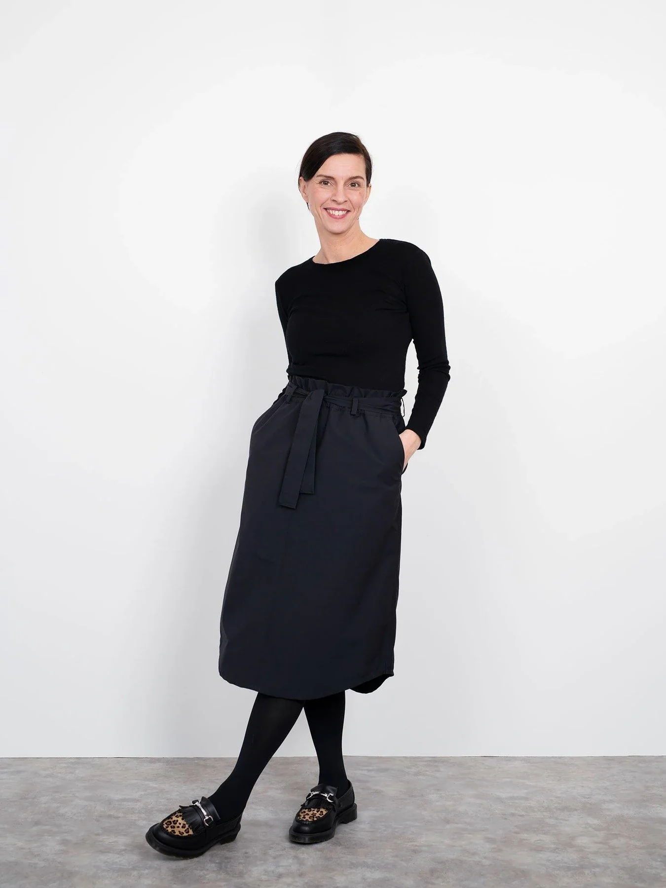 The Assembly Line A-line Midi Skirt - Image 5