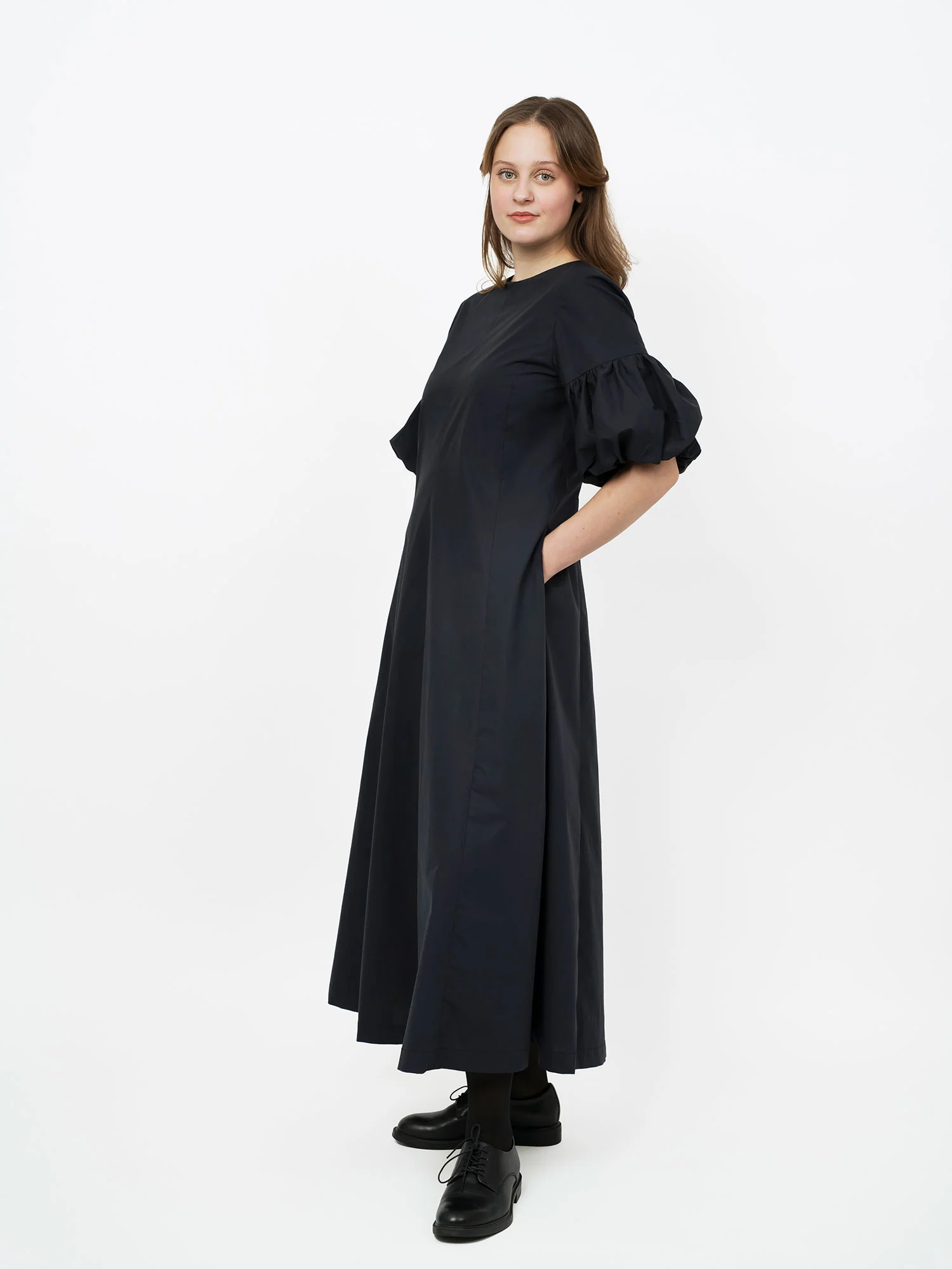 The Assembly Line Balloon Sleeve Dress - Image 3
