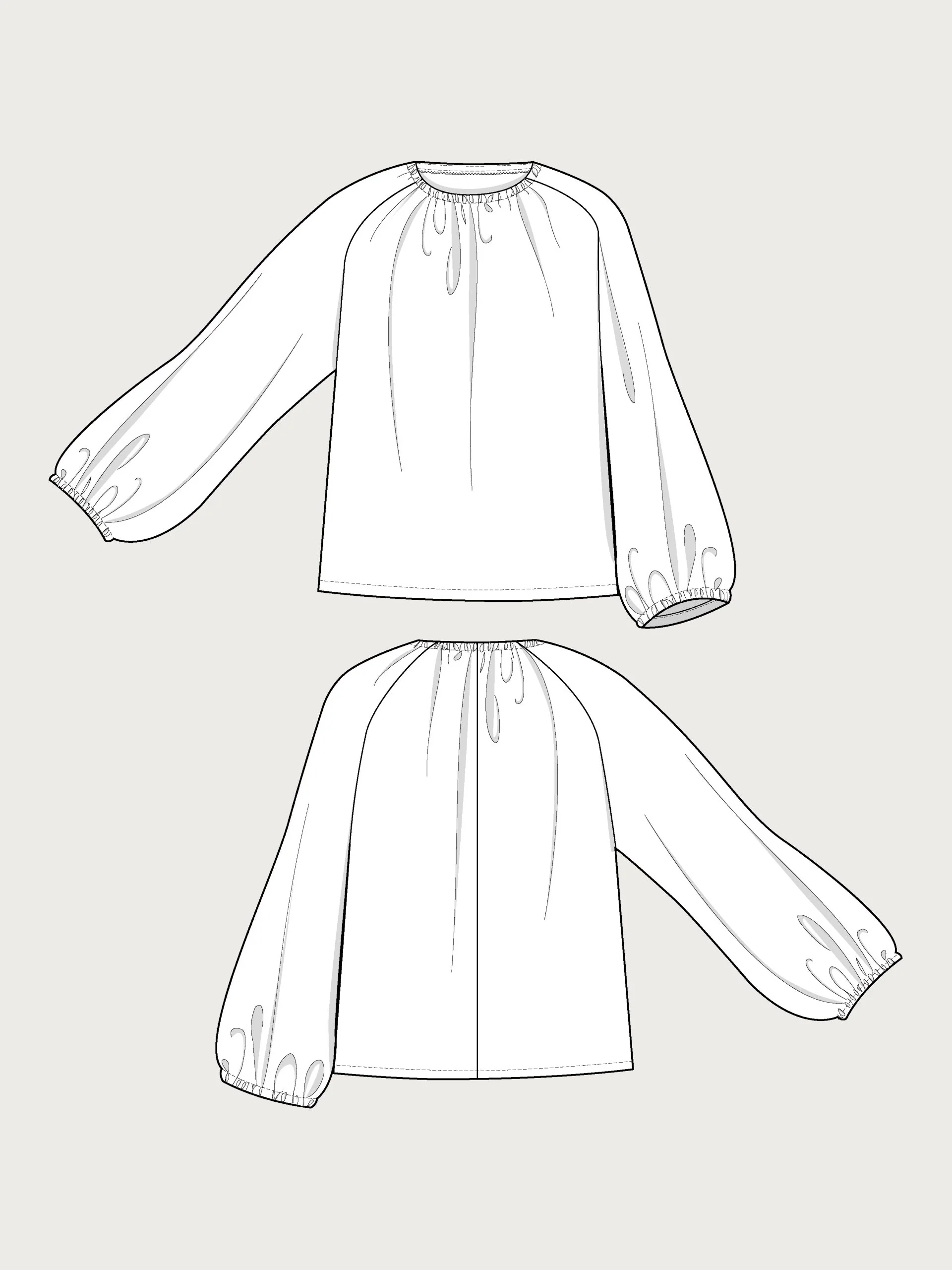 The Assembly Line Billow Blouse - Image 7