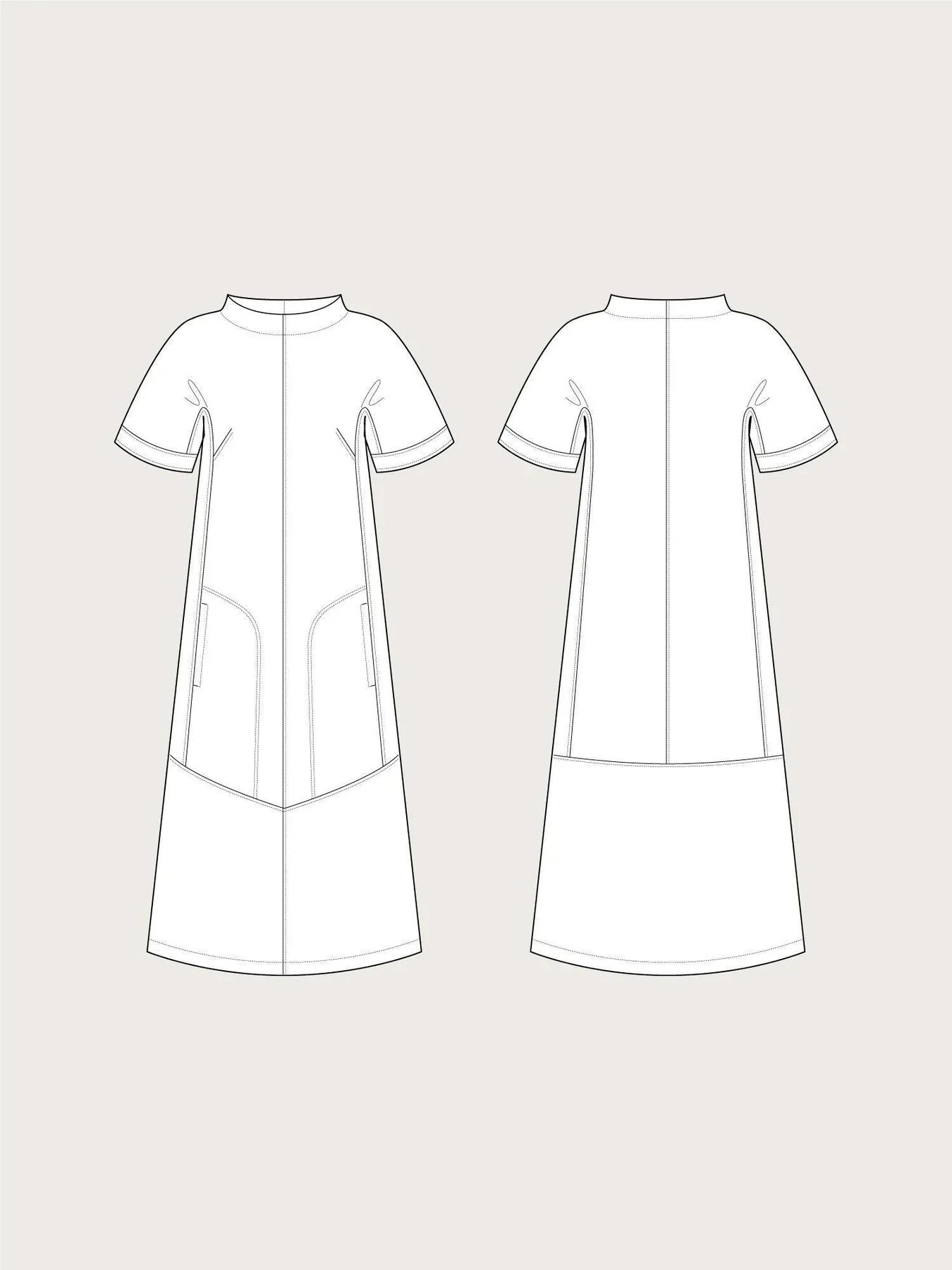 The Assembly Line Cap Sleeve Dress - Image 6