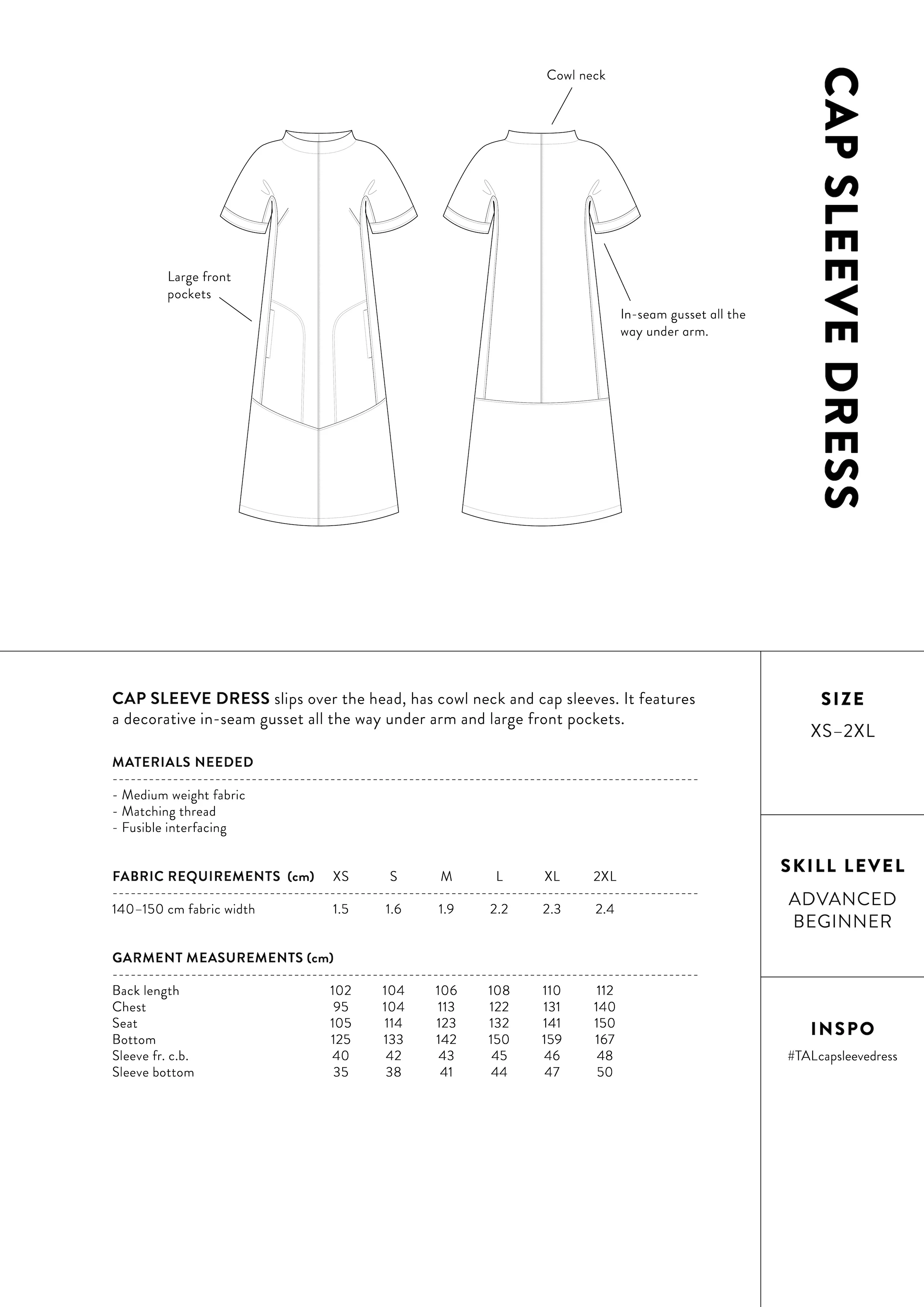 The Assembly Line Cap Sleeve Dress - Image 8