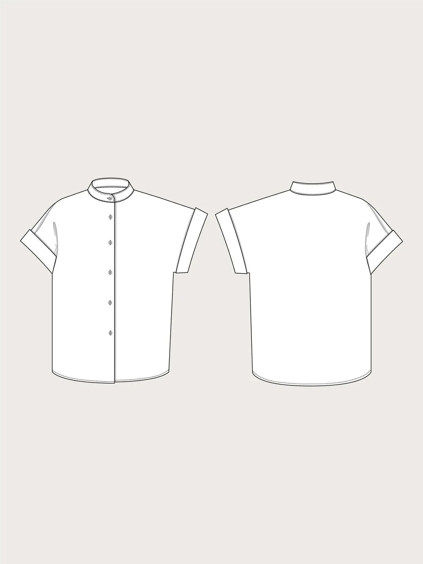 The Assembly Line Cap Sleeve Shirt - Image 5