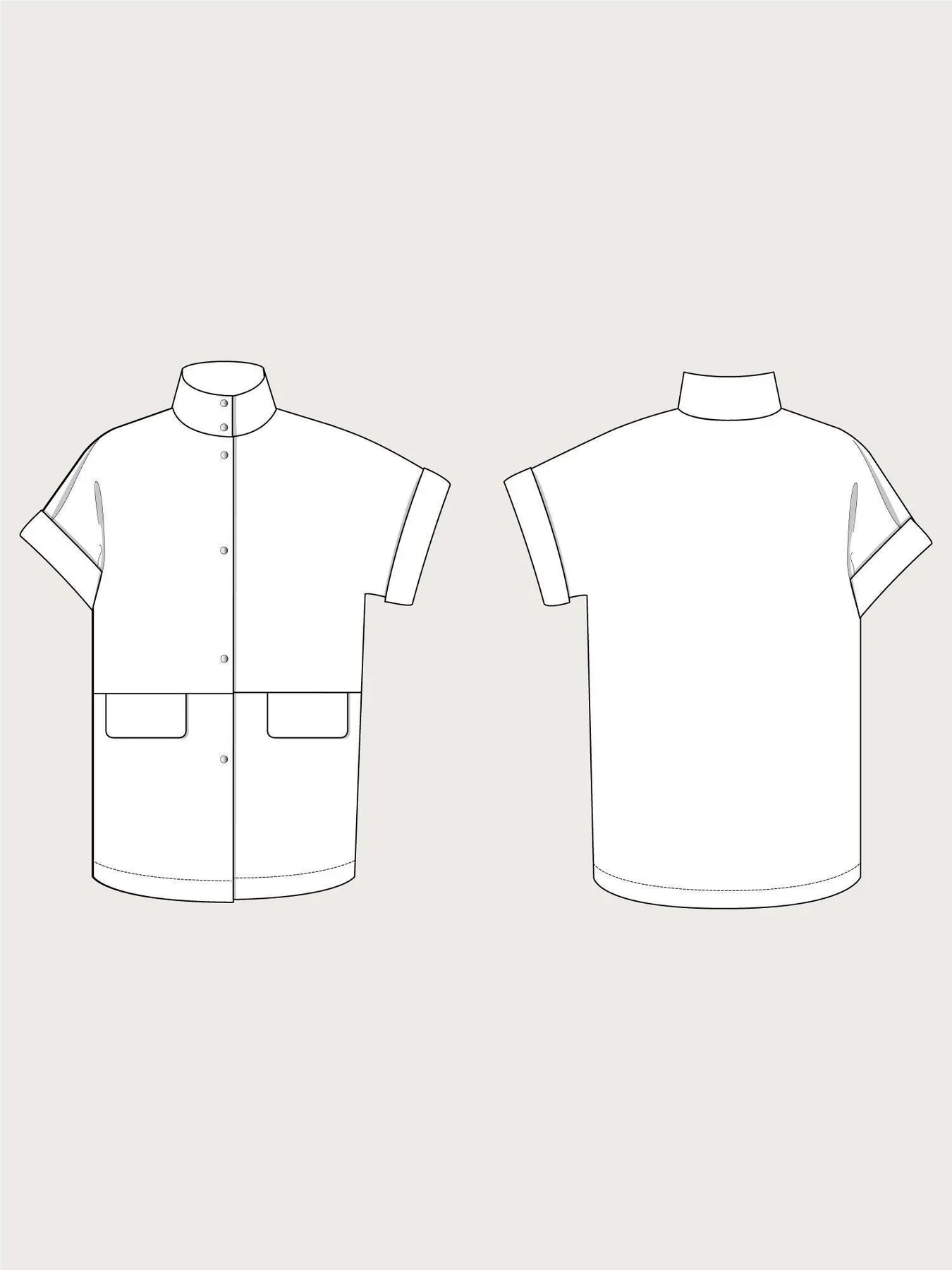 The Assembly Line Cap Sleeve Vest - Image 6