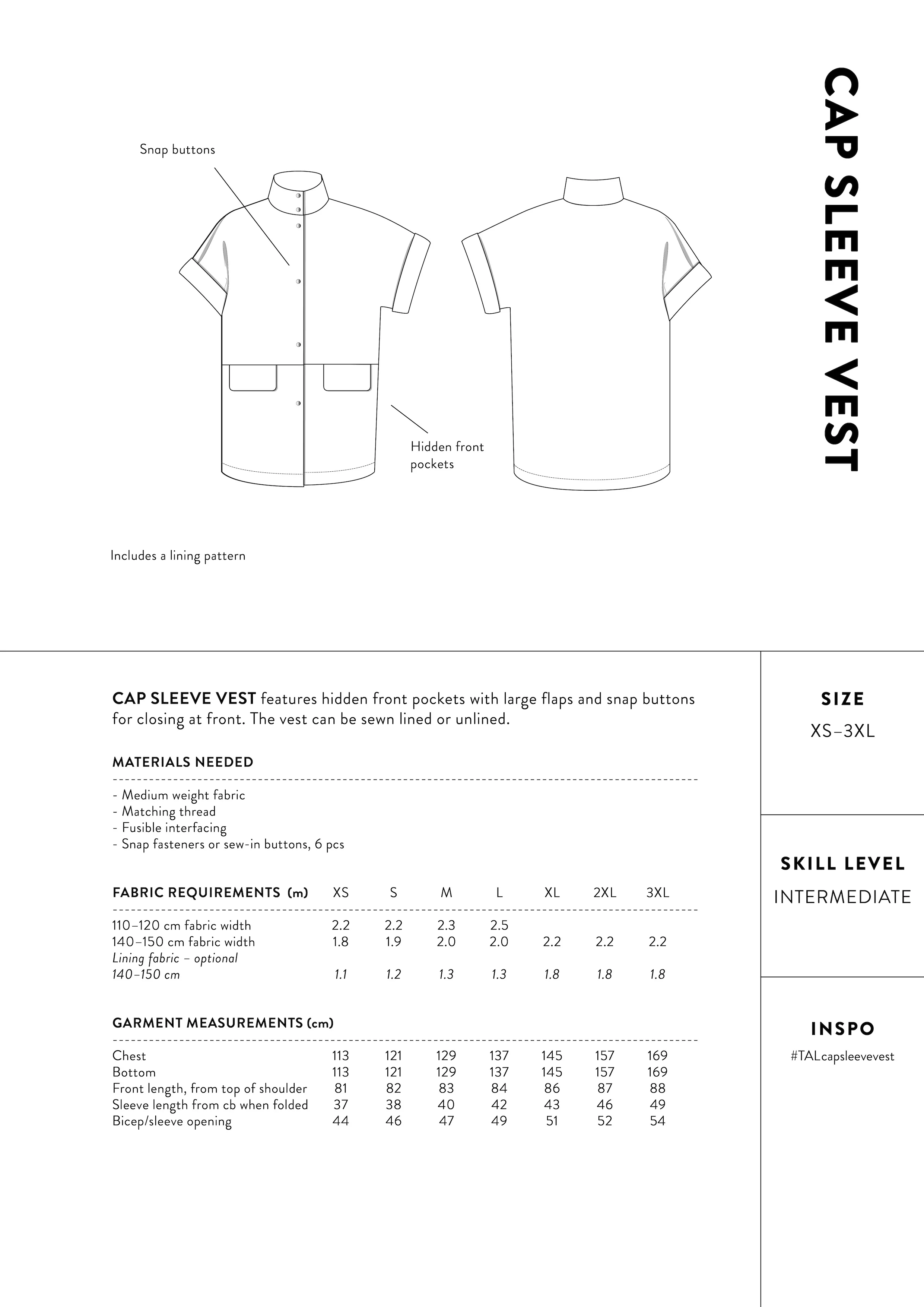 The Assembly Line Cap Sleeve Vest - Image 8
