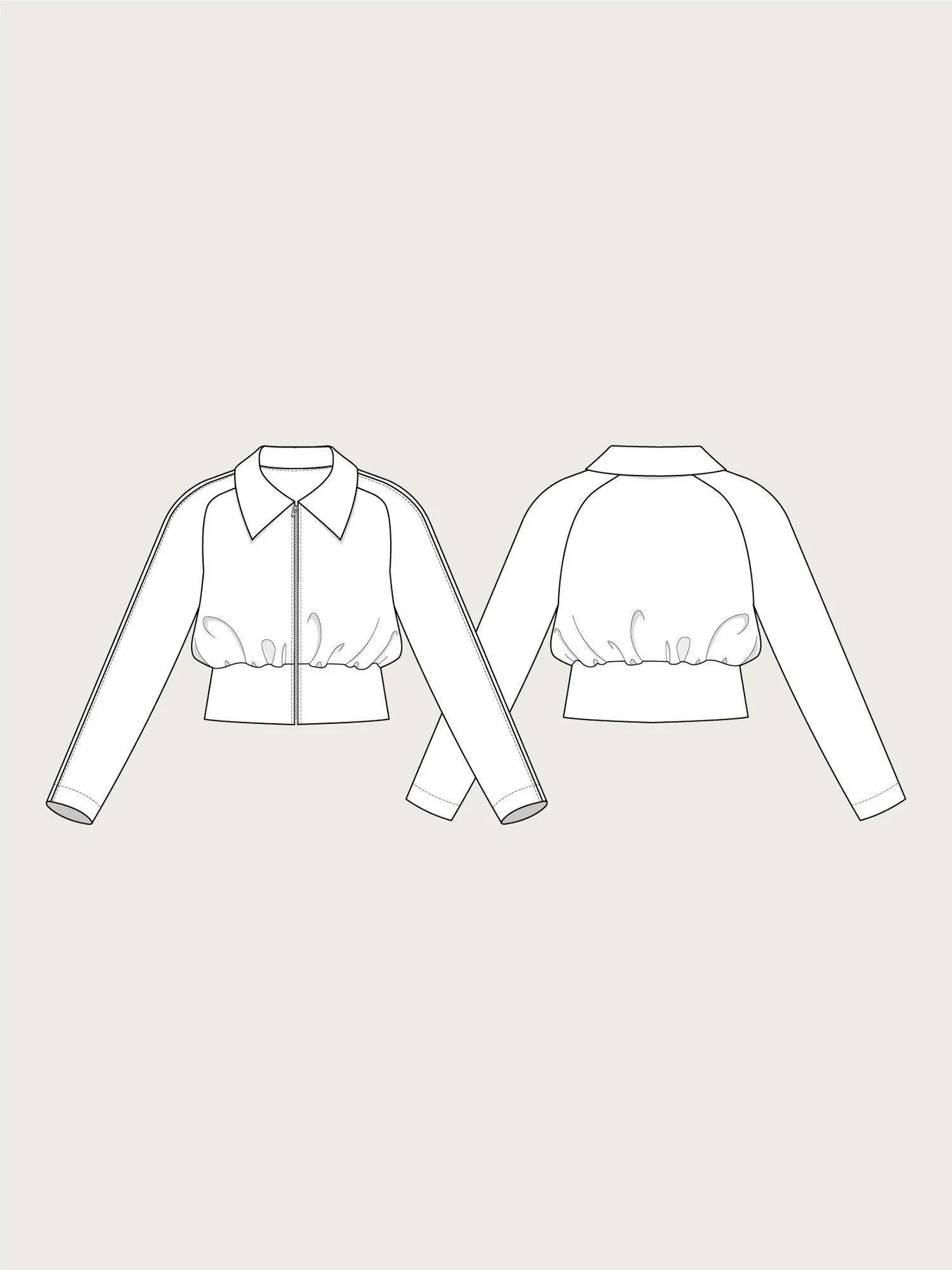 The Assembly Line Cropped Jacket - Image 9