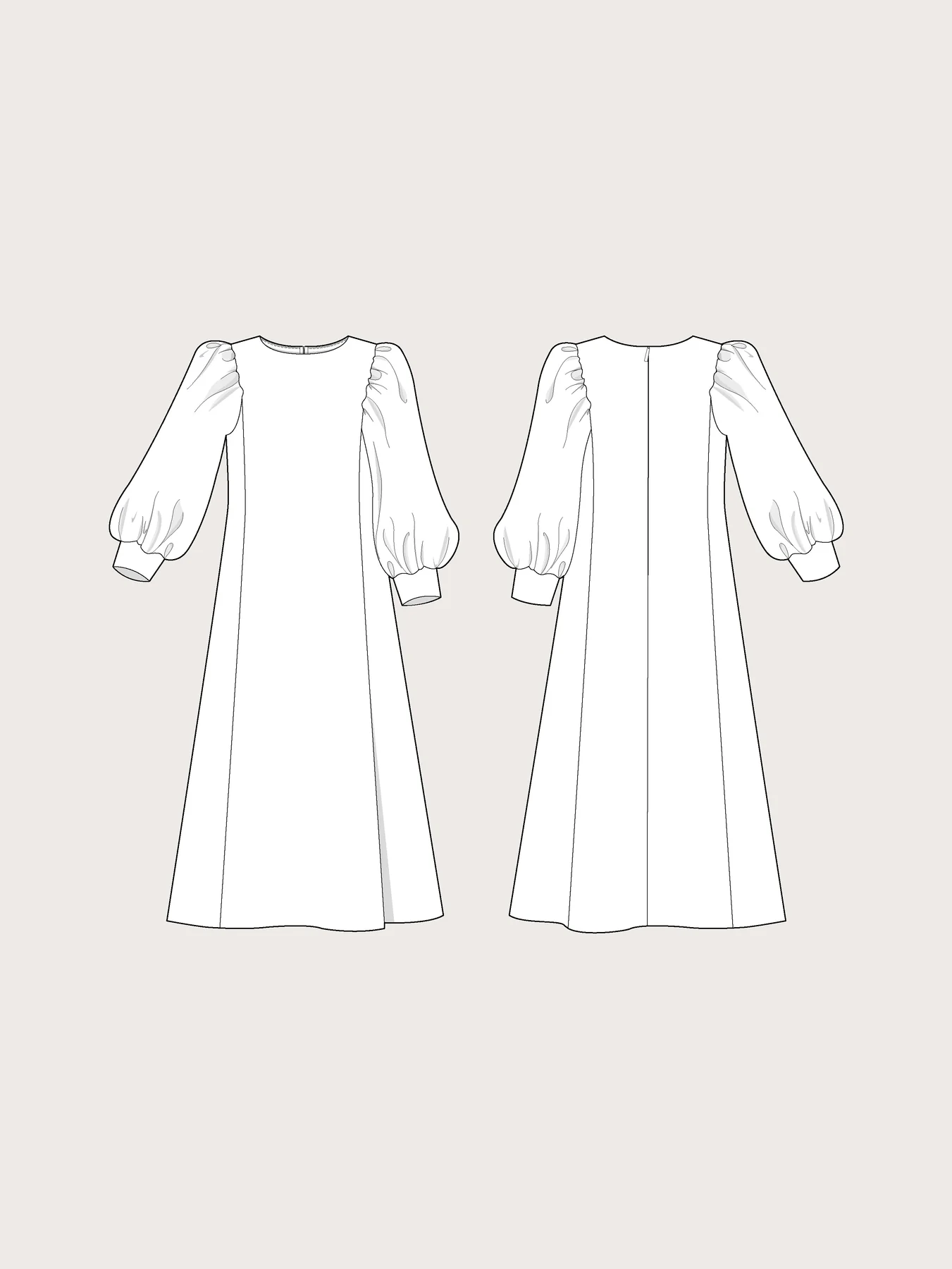 The Assembly Line Flutter Sleeve Dress - Image 10
