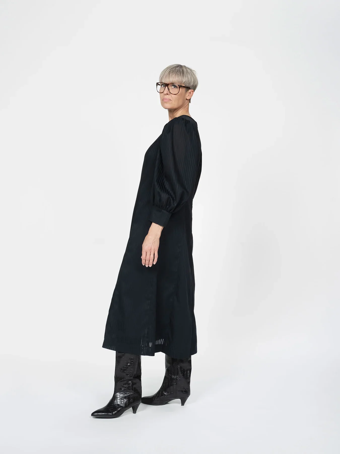 The Assembly Line Flutter Sleeve Dress - Image 4