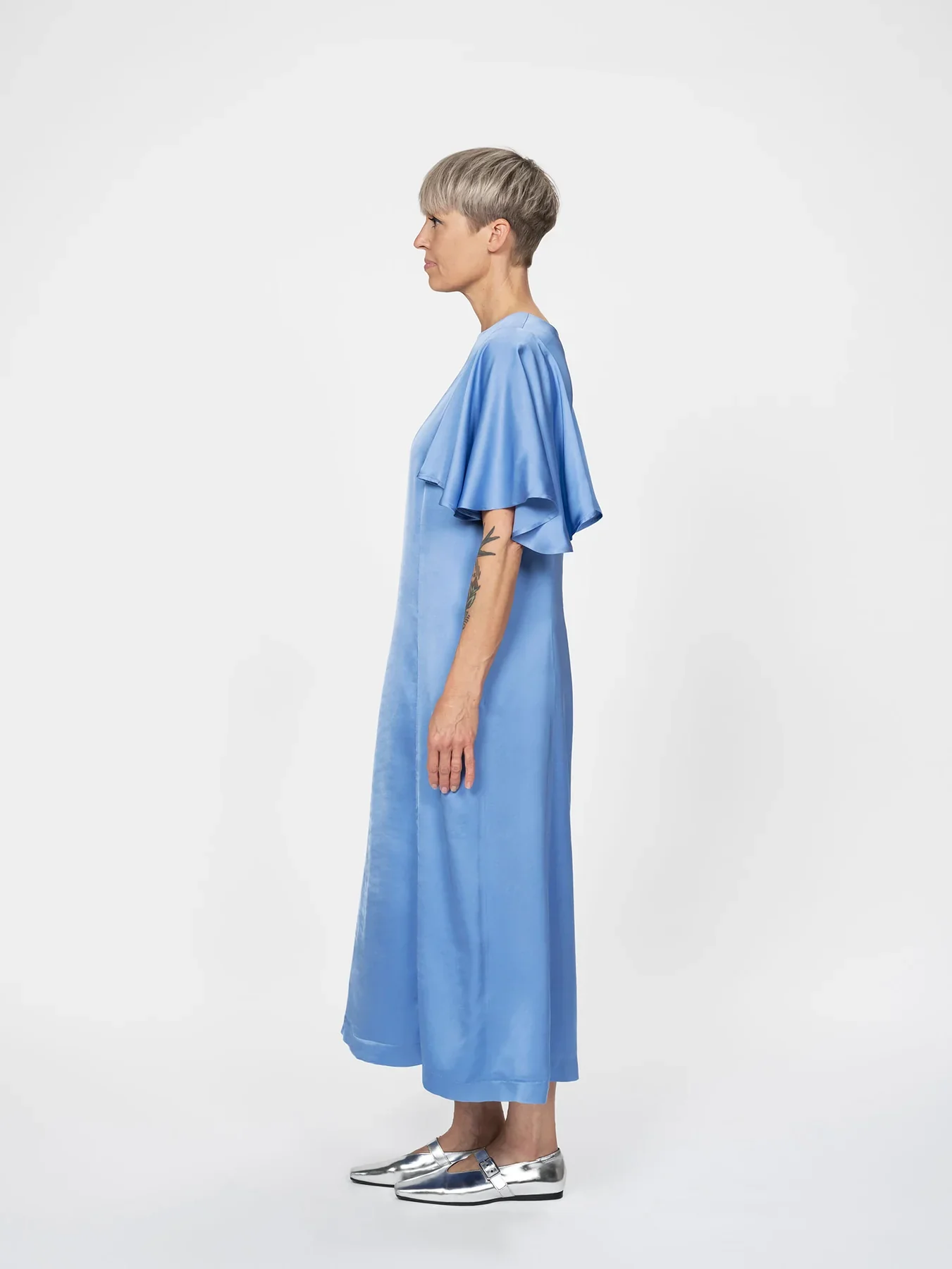 The Assembly Line Flutter Sleeve Dress - Image 6