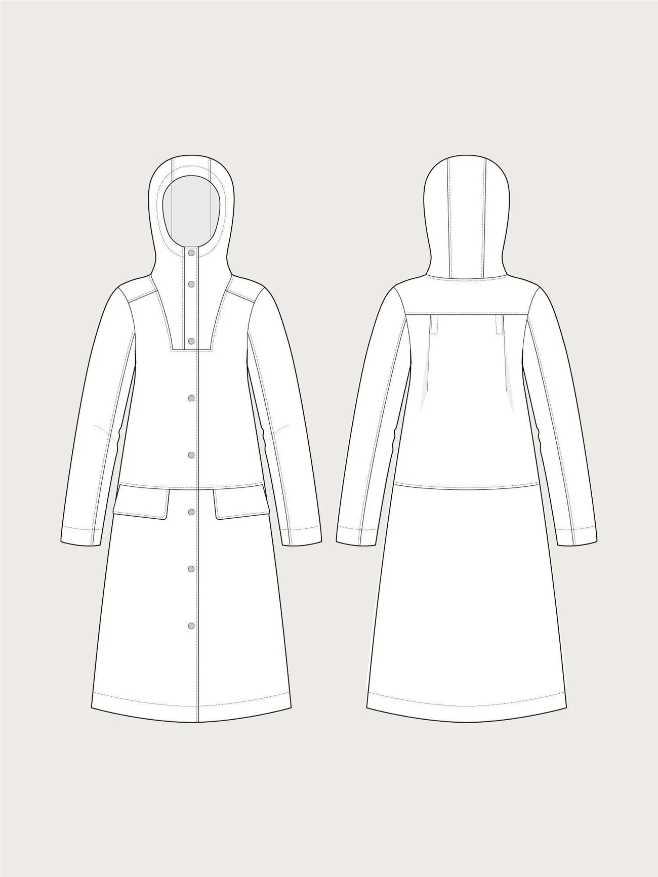 The Assembly Line Hoodie Parka - Image 5