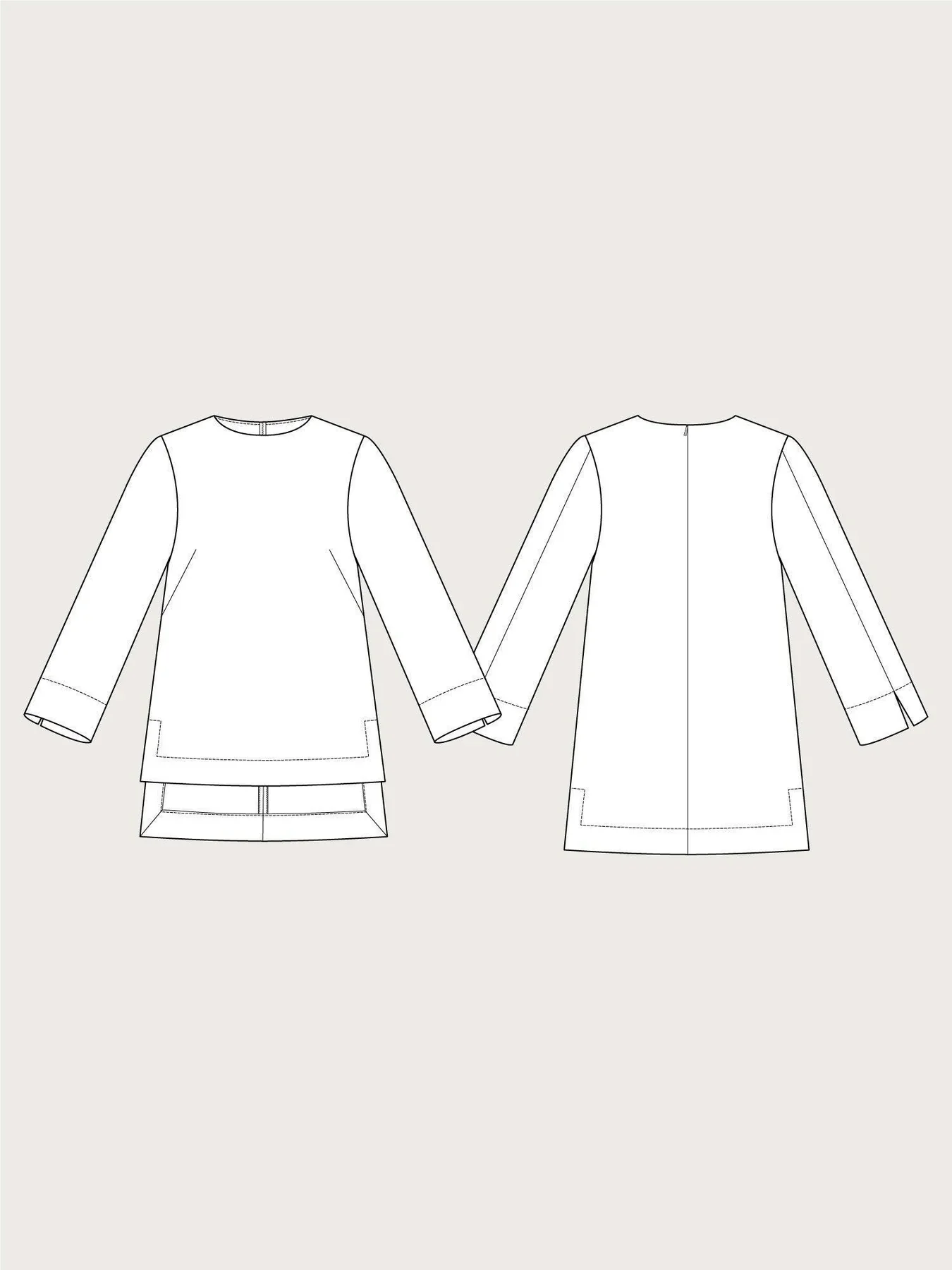 The Assembly Line Long Sleeve Tunic - Image 6