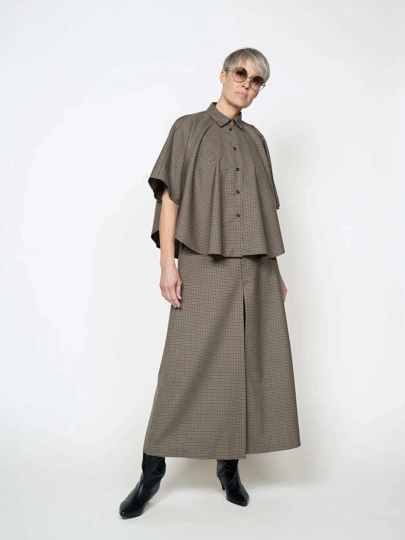 The Assembly Line Poncho Shirt