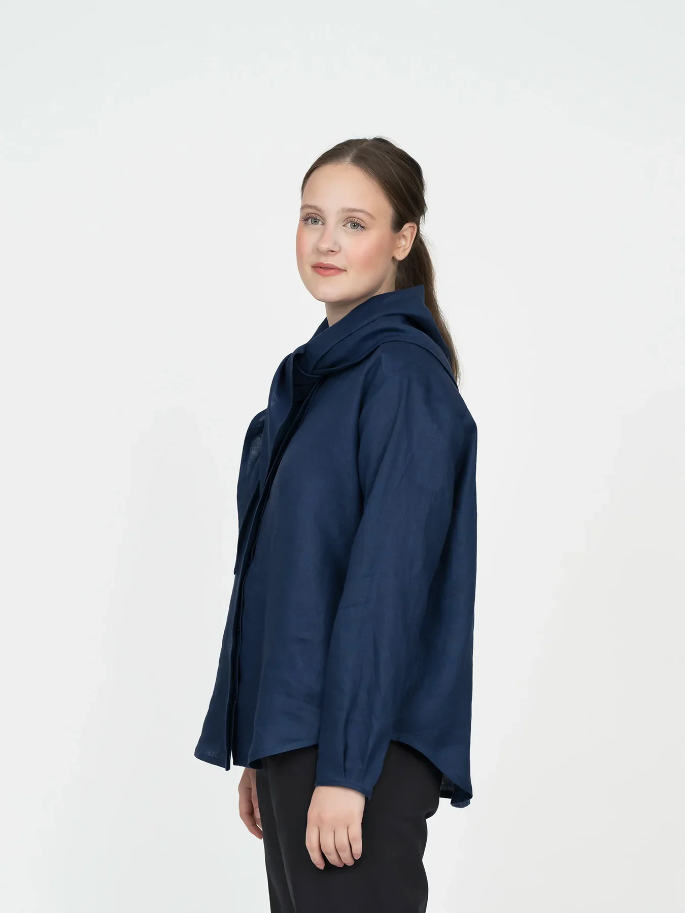 The Assembly Line Scarf Collar Shirt - Image 10