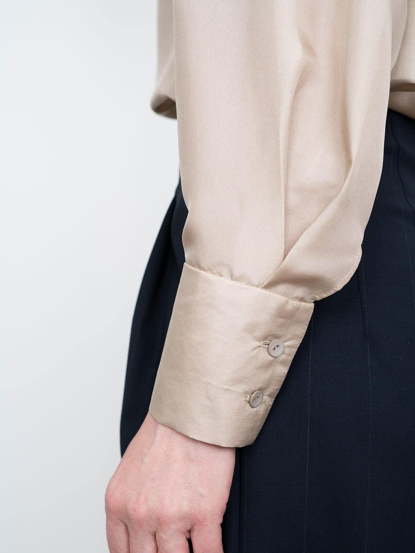 The Assembly Line Tie Bow Blouse - Image 6