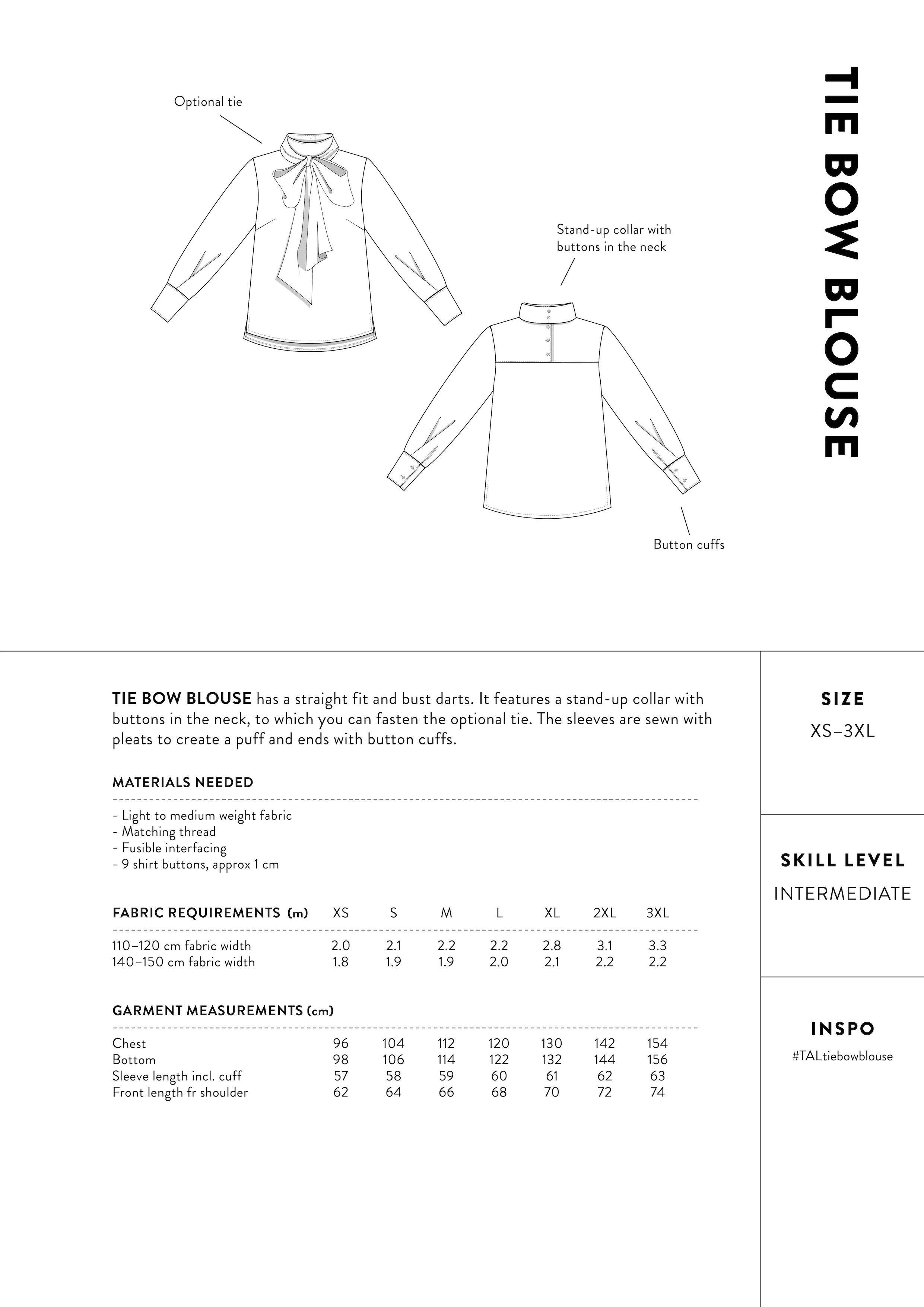 The Assembly Line Tie Bow Blouse - Image 9