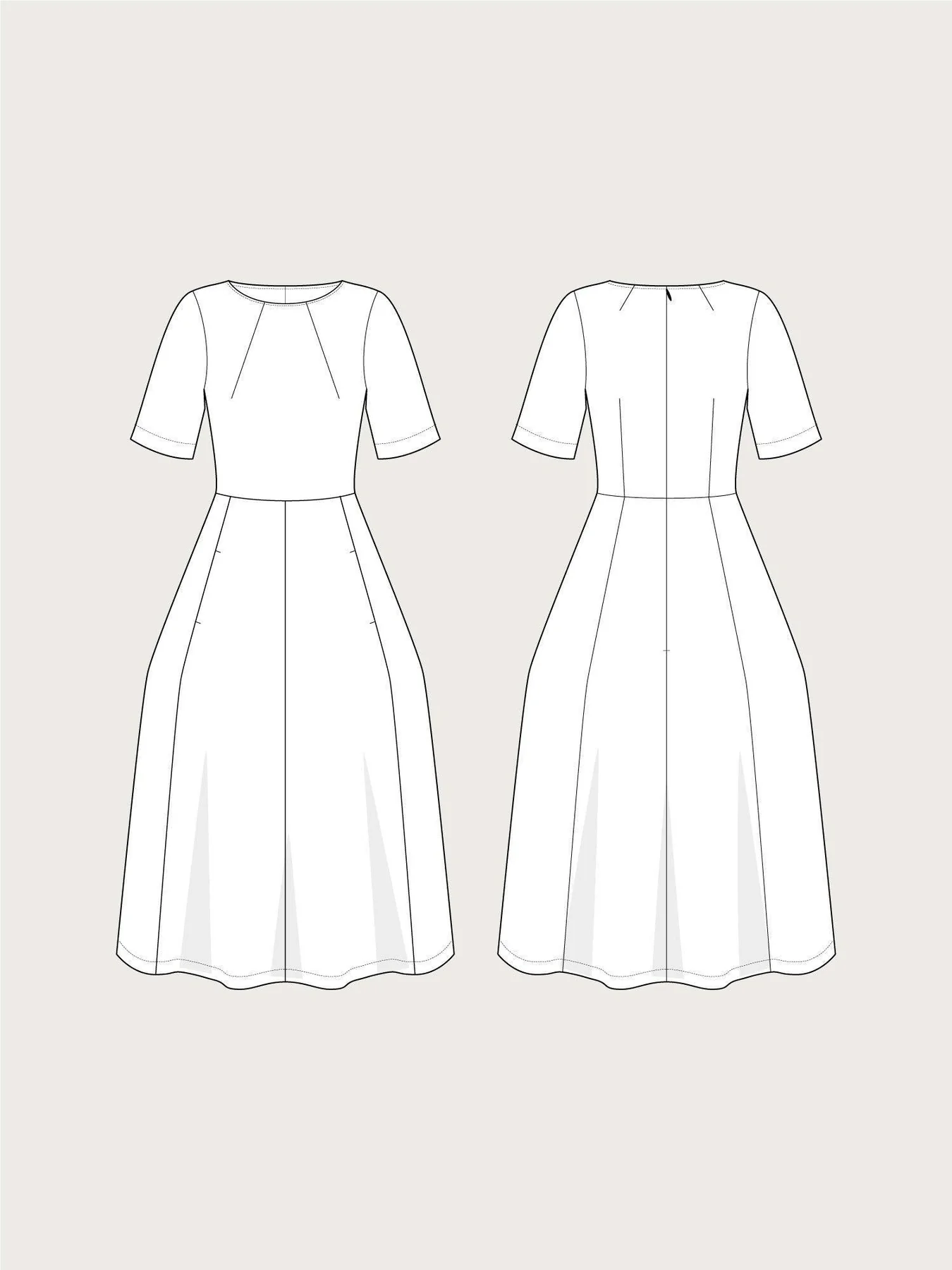 The Assembly Line Tulip Dress - Image 9