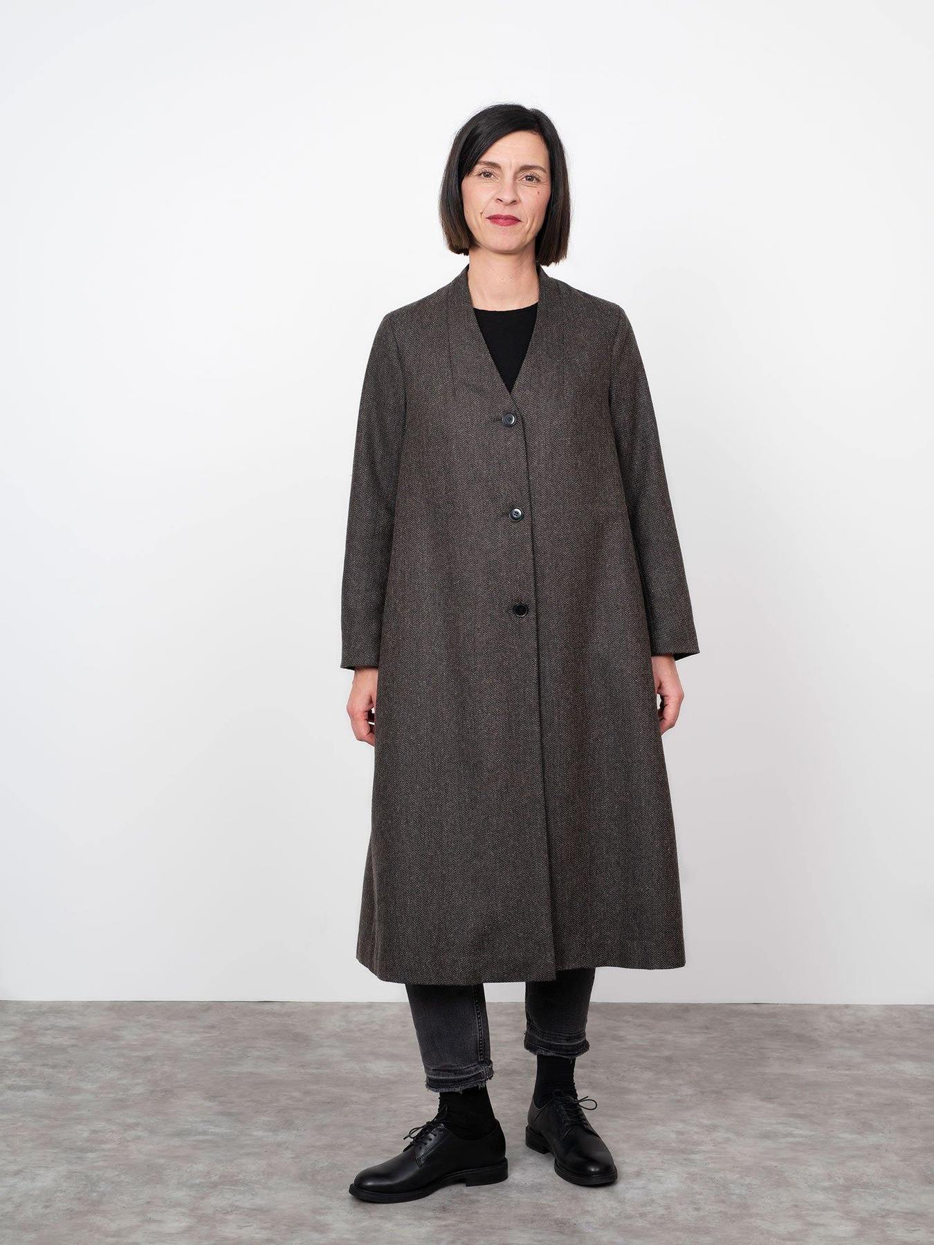The Assembly Line V-neck Coat - Image 3