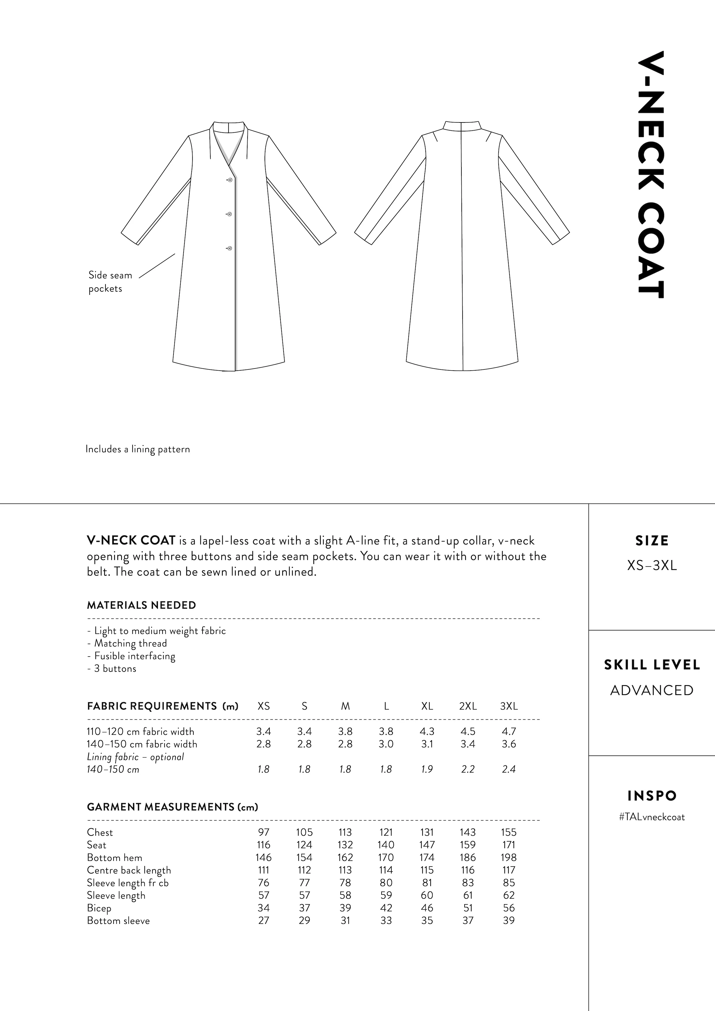 The Assembly Line V-neck Coat - Image 9