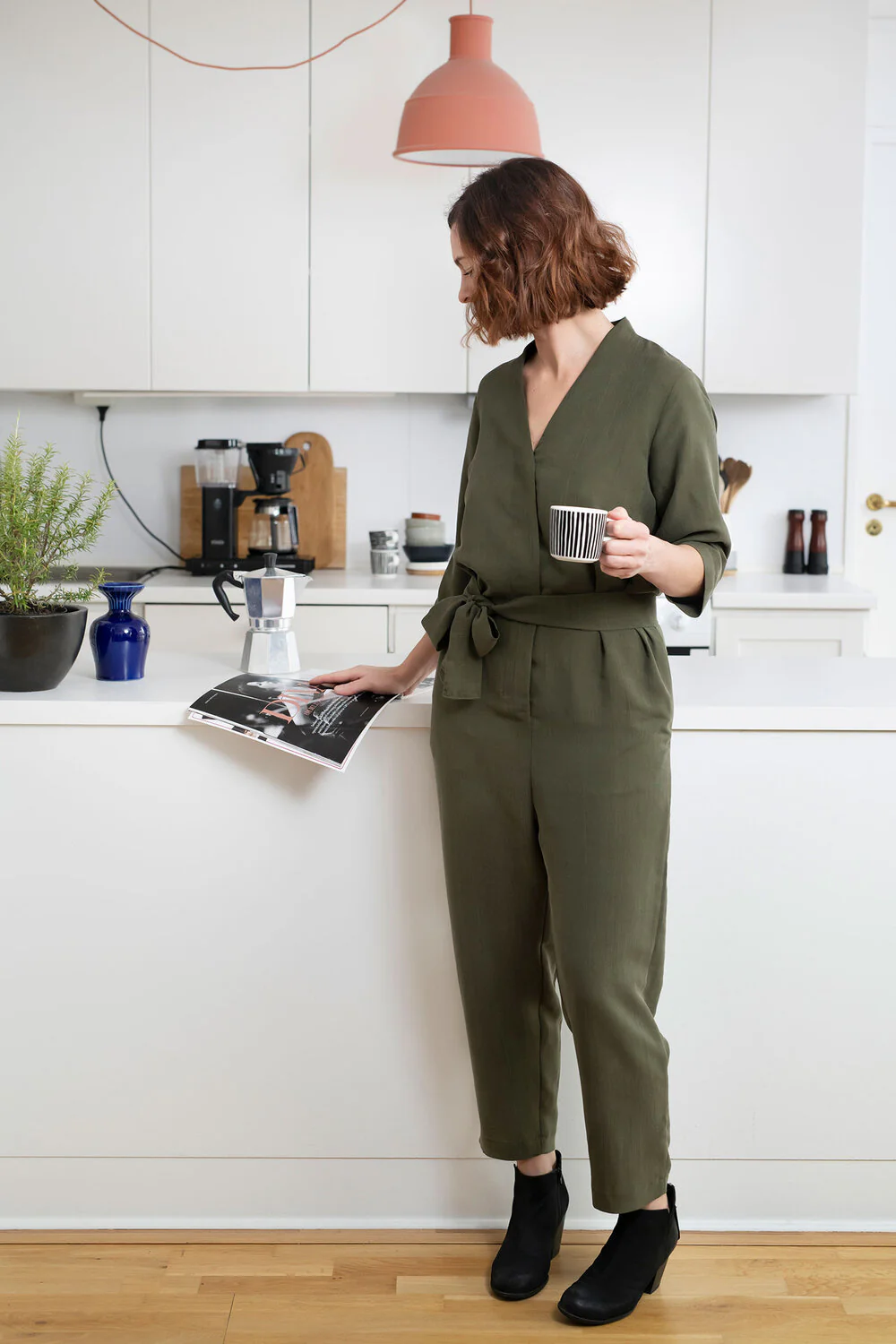 The Assembly Line V-neck Jumpsuit - Image 4