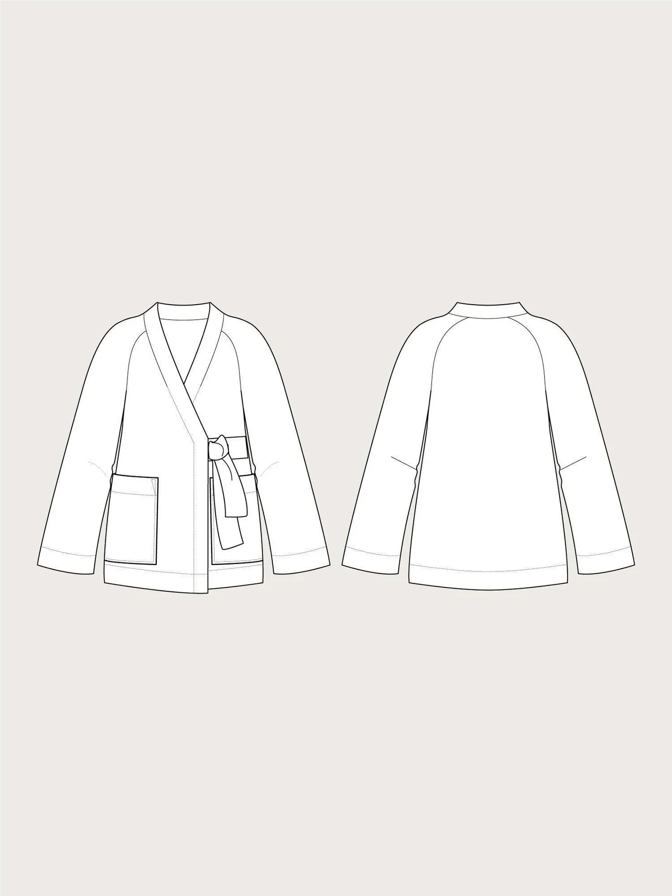 The Assembly Line Wrap Jacket - Image 5