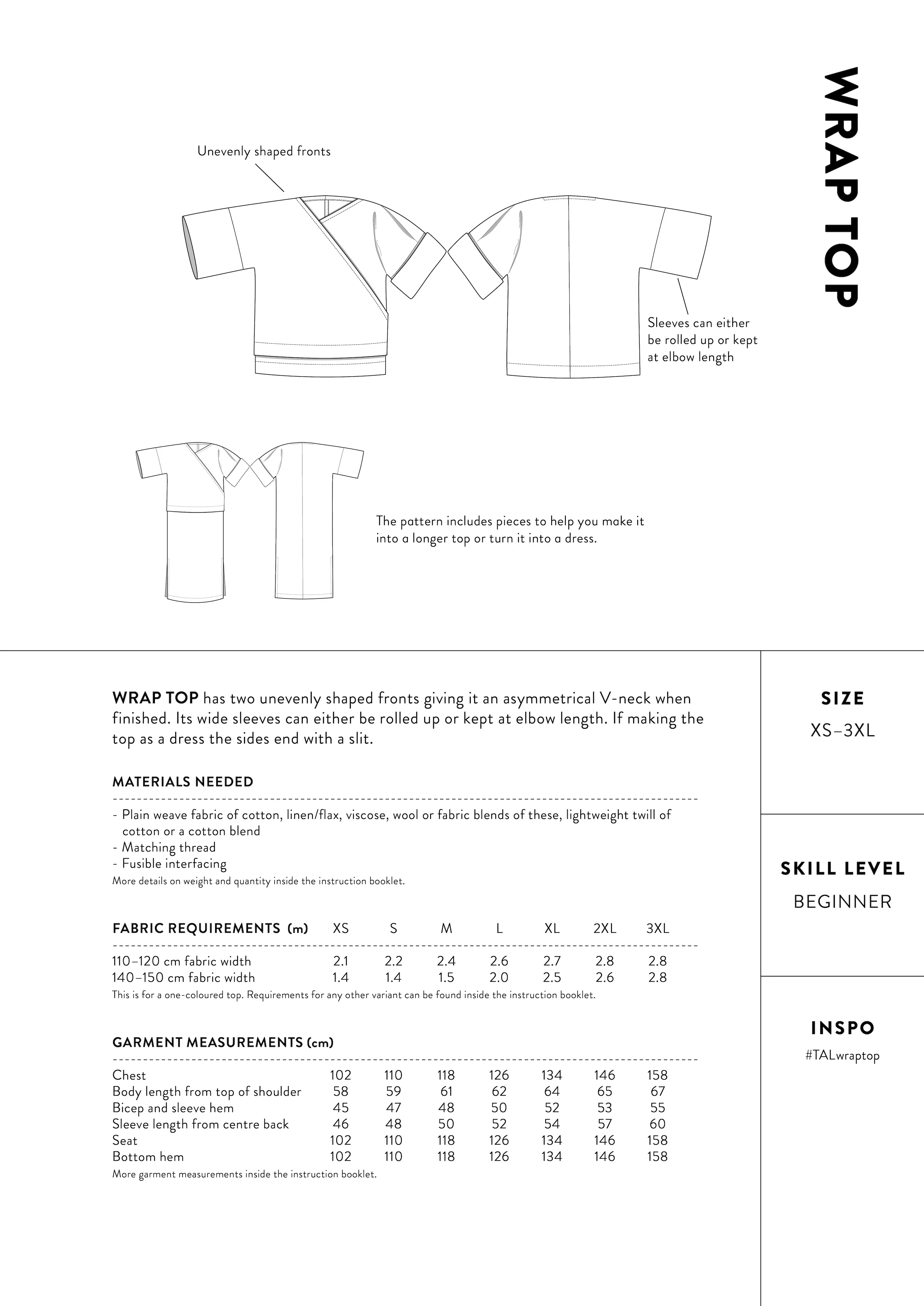 The Assembly Line Wrap Top - Image 12