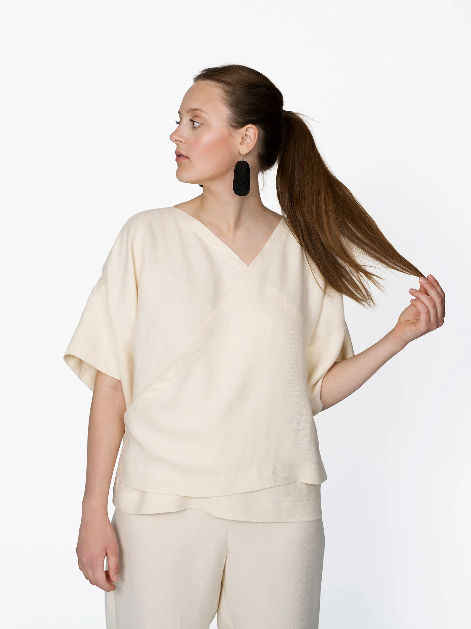 The Assembly Line Wrap Top - Image 2