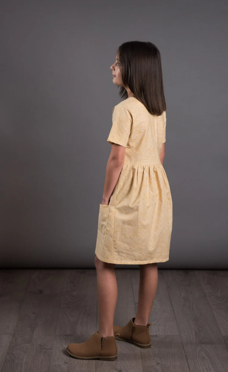 The Avid Seamstress Children's Gathered Dress - Image 3