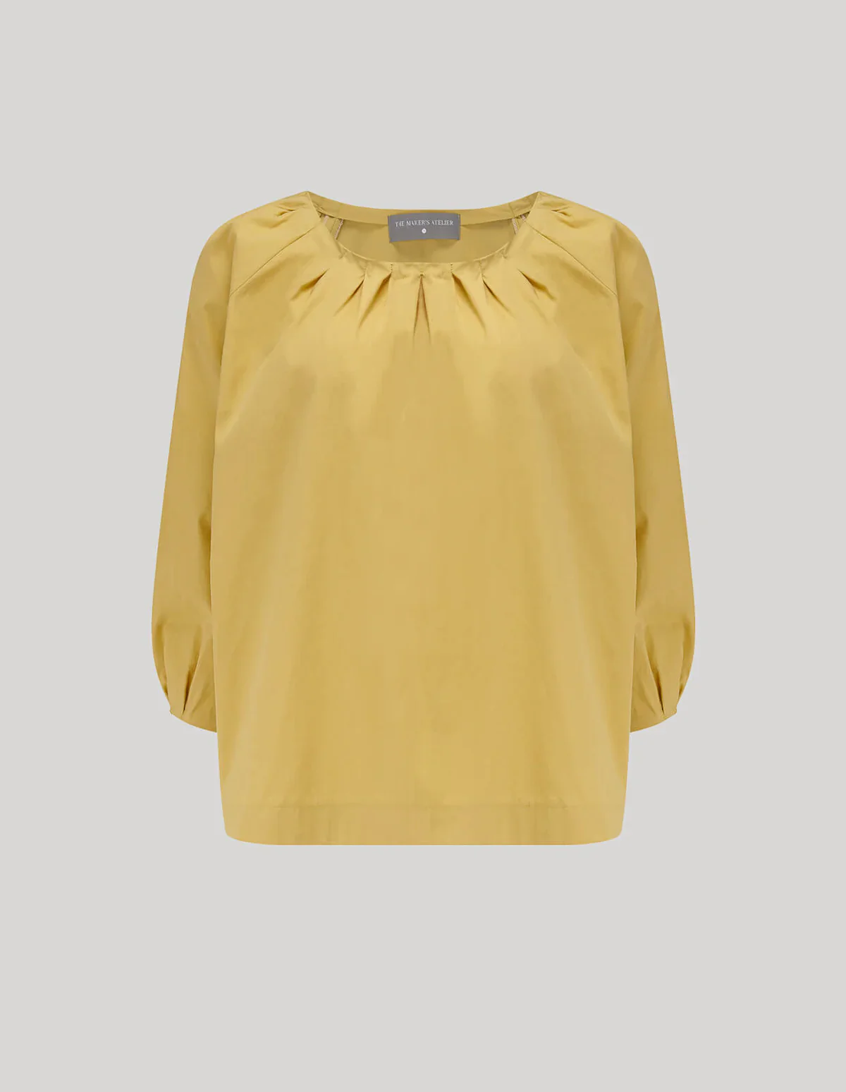 The Maker's Atelier Pleat Neck Blouse - Image 11