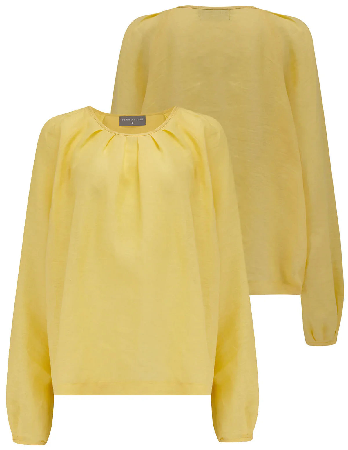 The Maker's Atelier Pleat Neck Blouse - Image 13