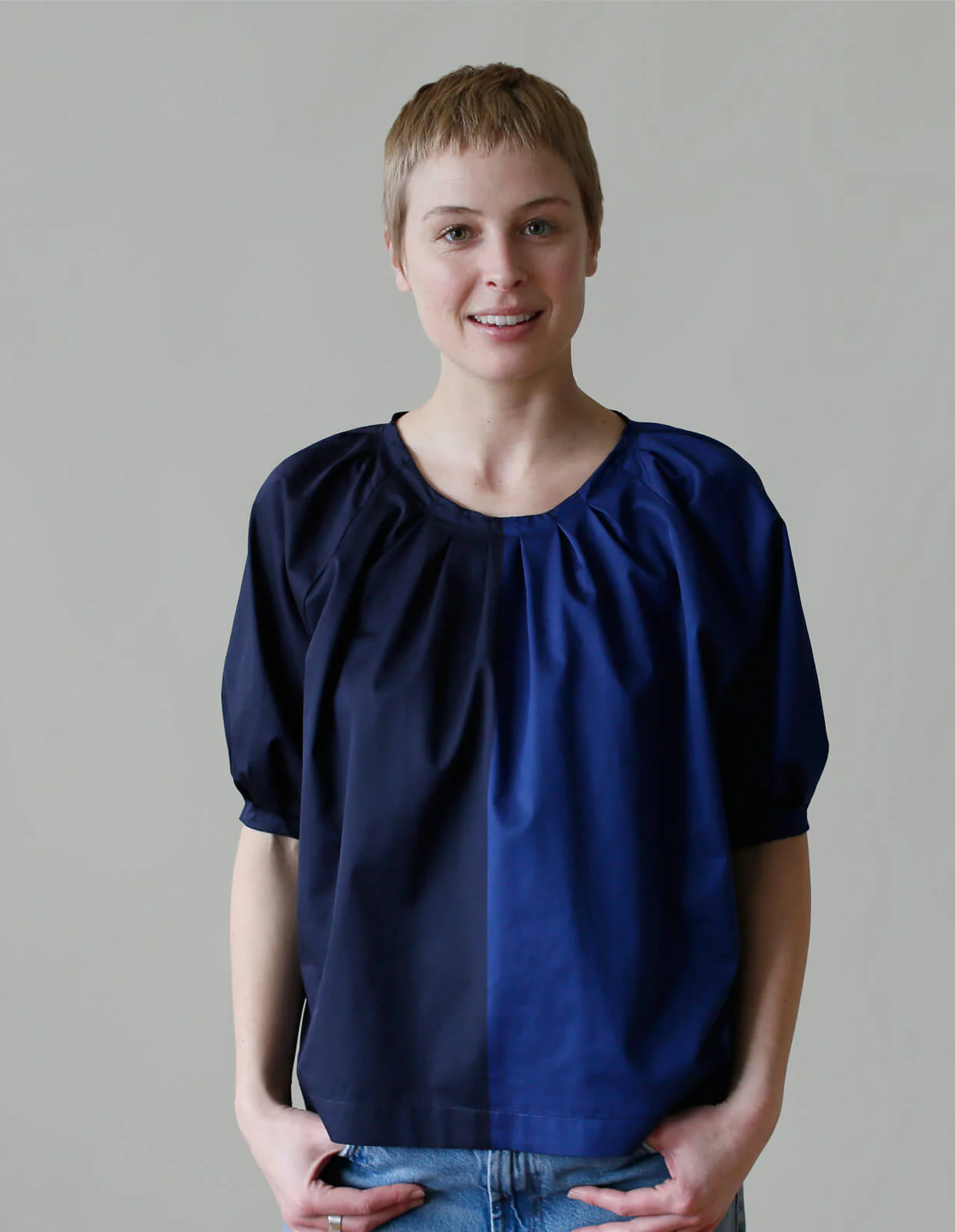 The Maker's Atelier Pleat Neck Blouse - Image 6