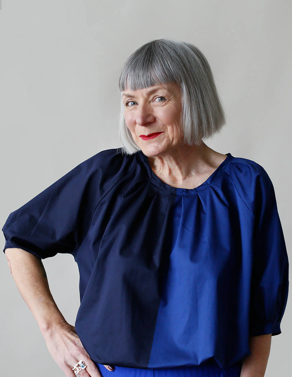The Maker's Atelier Pleat Neck Blouse - Image 7