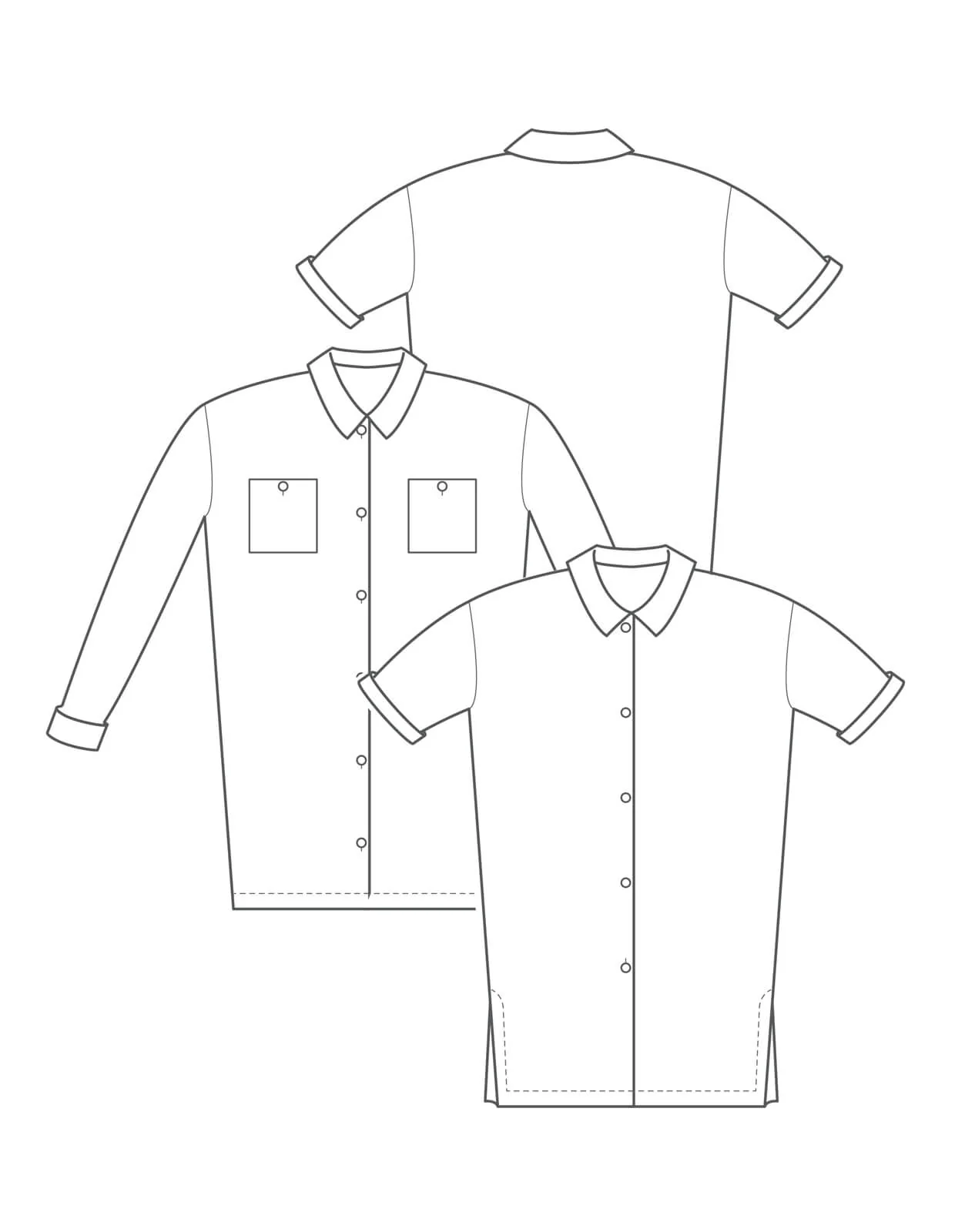 The Maker's Atelier Oversized Shirt Dress - Image 8