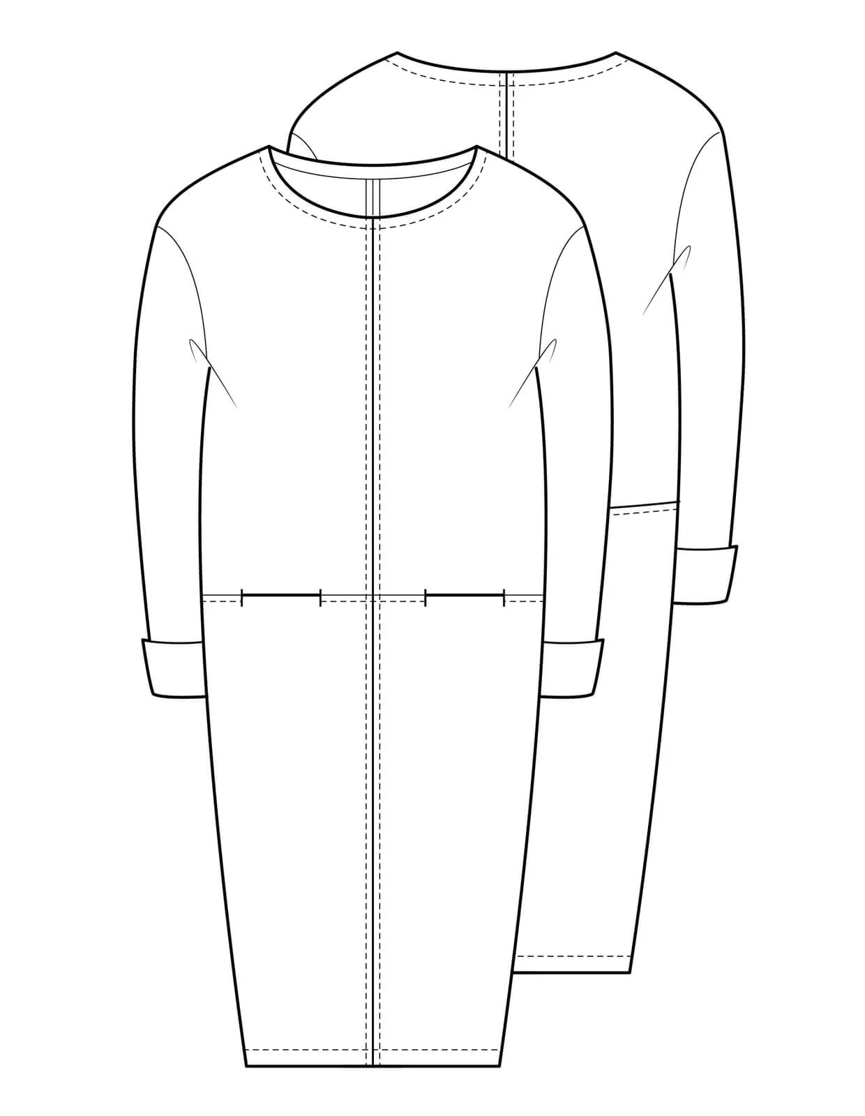 The Maker's Atelier Seam Detail Dress - Image 8