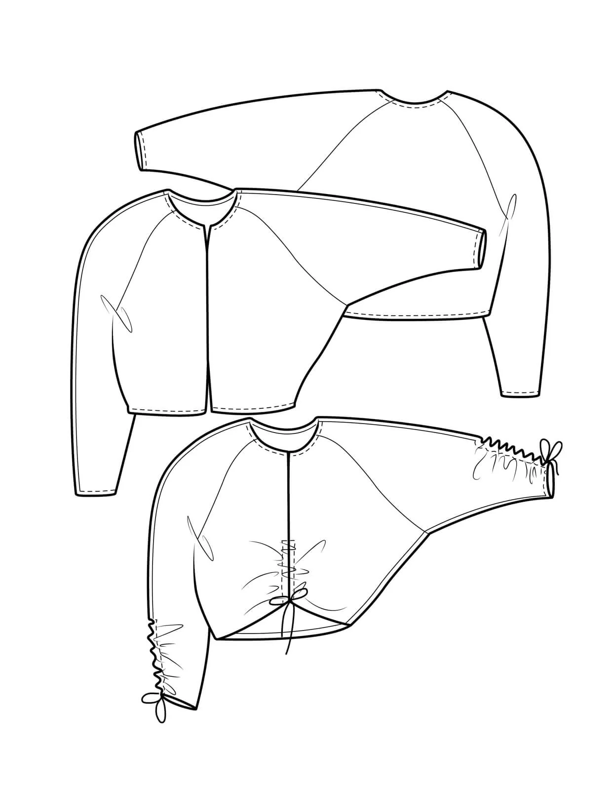 The Maker's Atelier Tie Detail Top - Image 9
