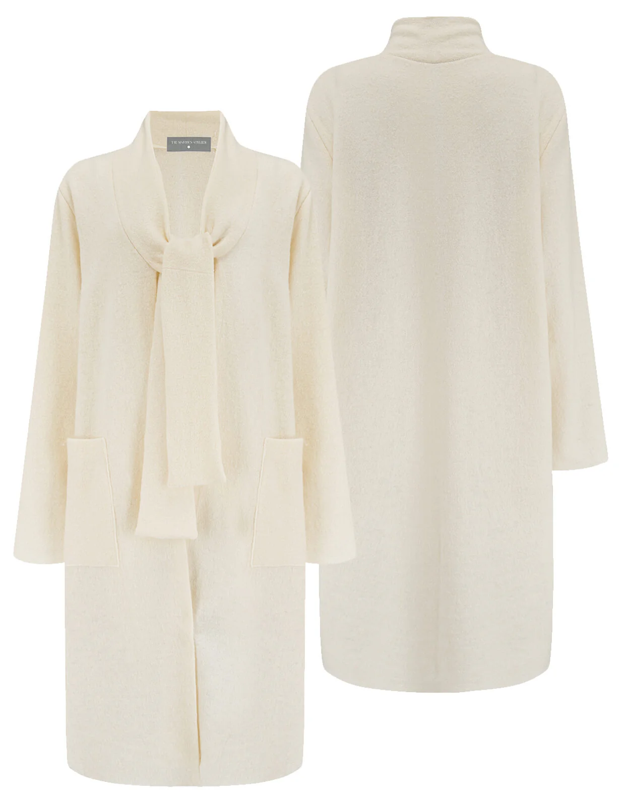 The Maker's Atelier Tie Front Cardigan Coat - Image 10