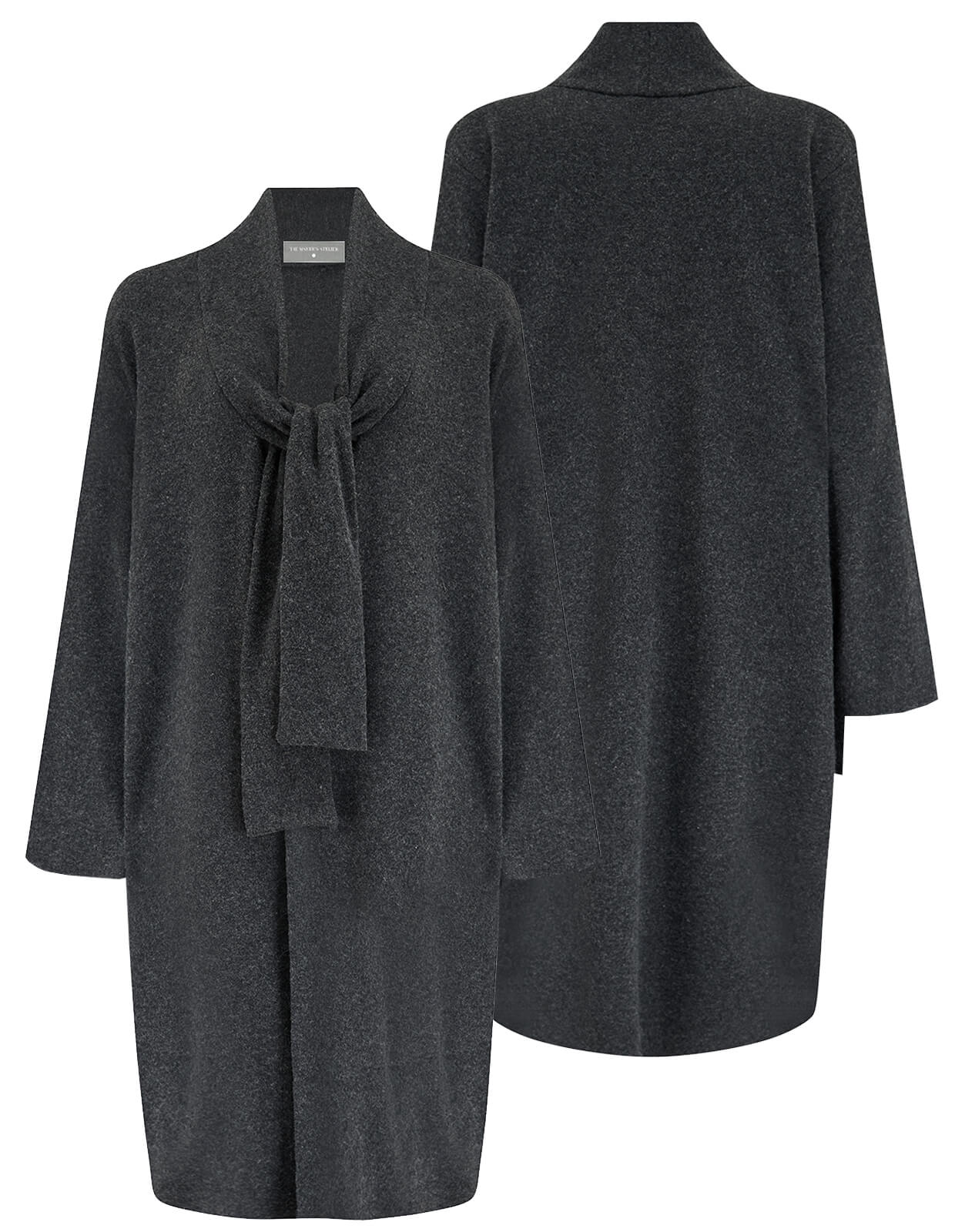 The Maker's Atelier Tie Front Cardigan Coat - Image 11