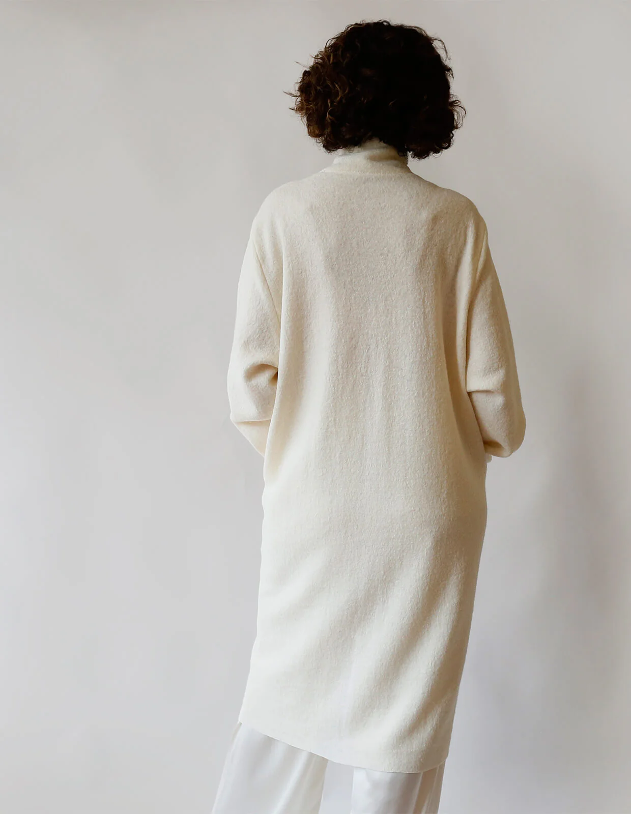 The Maker's Atelier Tie Front Cardigan Coat - Image 5