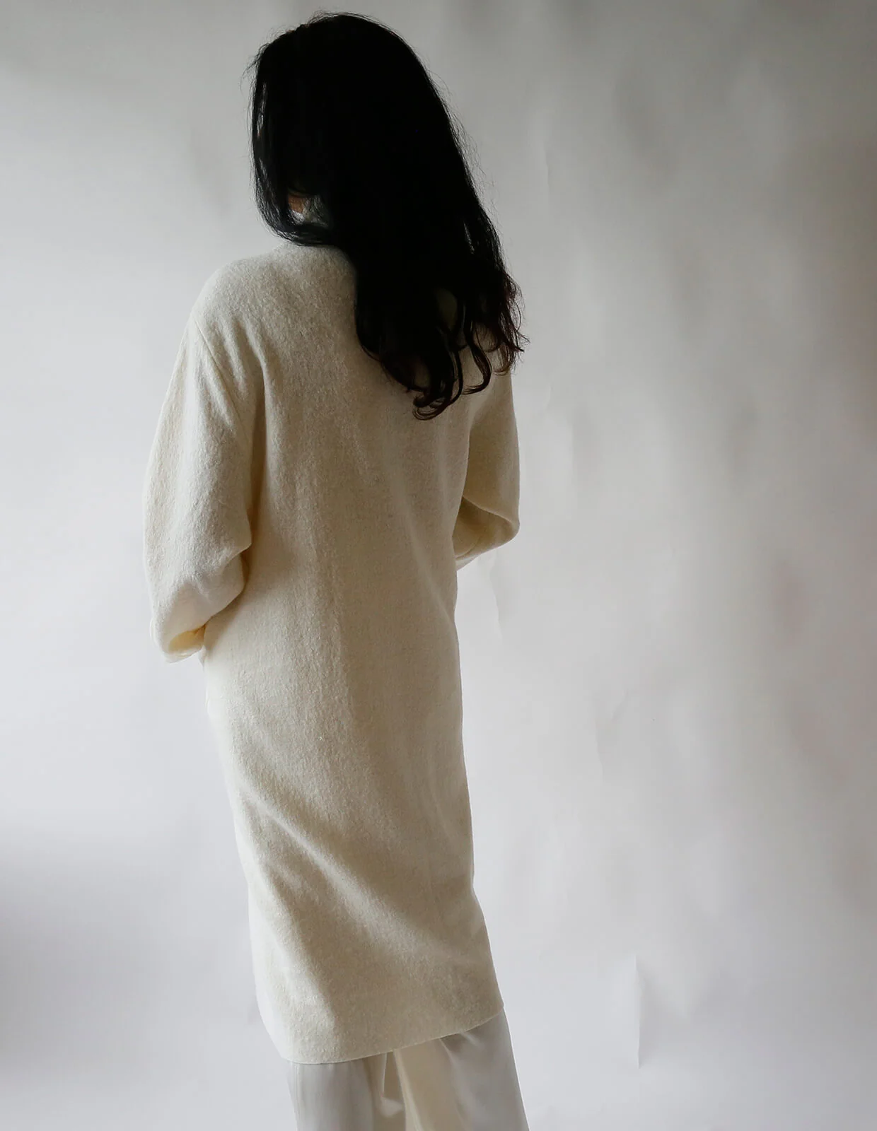 The Maker's Atelier Tie Front Cardigan Coat - Image 7