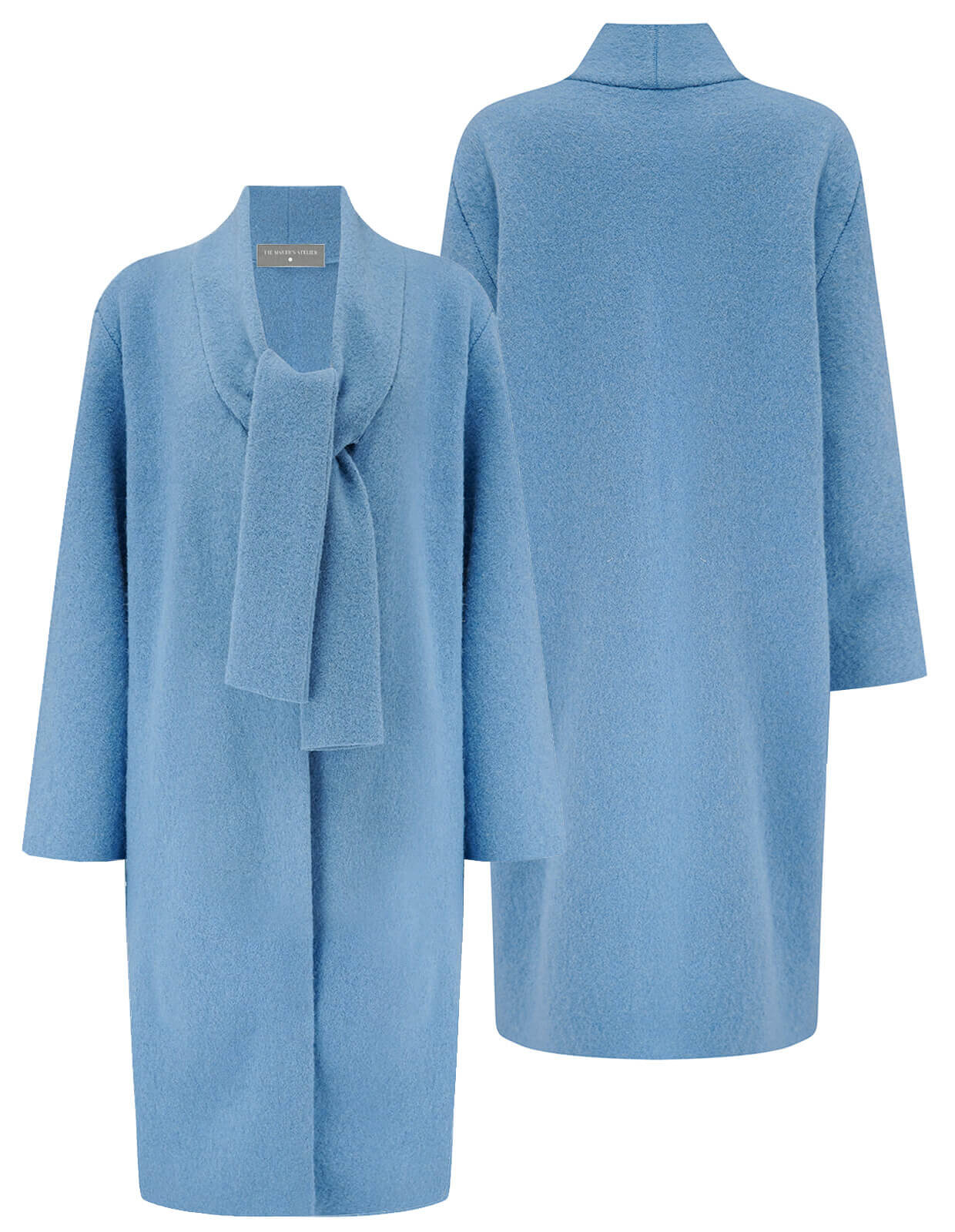 The Maker's Atelier Tie Front Cardigan Coat - Image 9